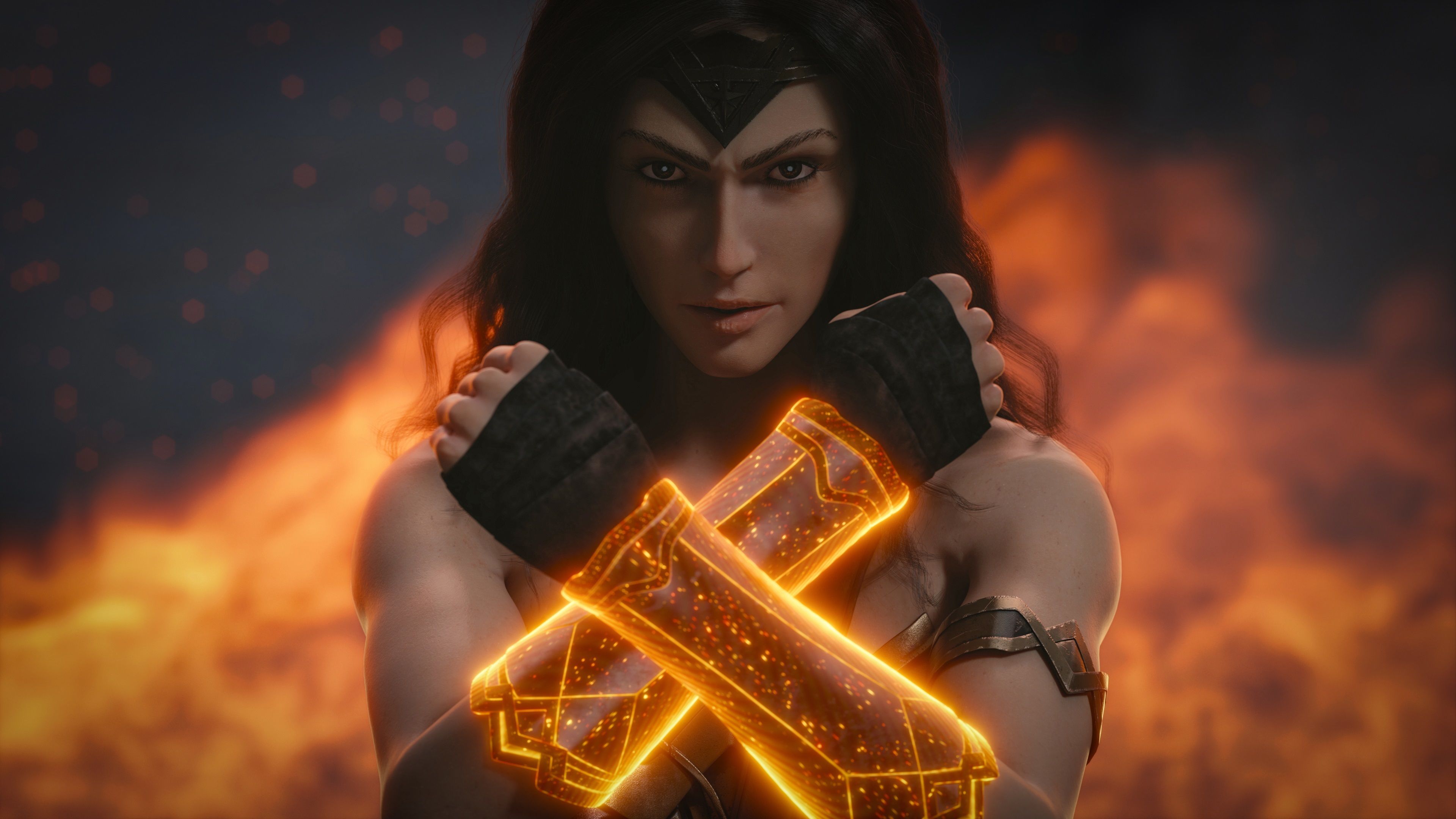 Wallpaper 4k Wonder Woman Arms Closed Art 4k Wallpaper, 5k Wallpaper, Artist Wallpaper, Artwork Wallpaper, Digital Art Wallpaper, Hd Wallpaper, Superheroes Wallpaper, Wonder Woman Wallpaper