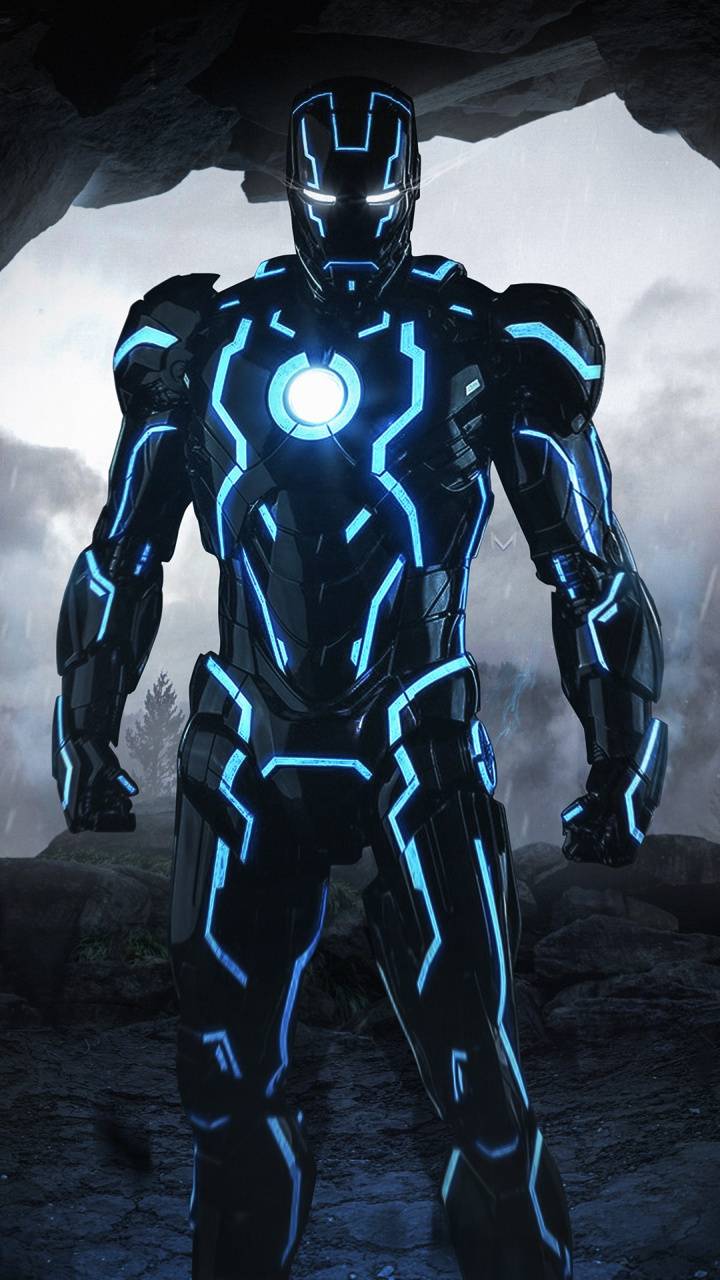 Download Neon Iron Man 4K Wallpaper HD By Pramucc. Wallpaper HD.Com