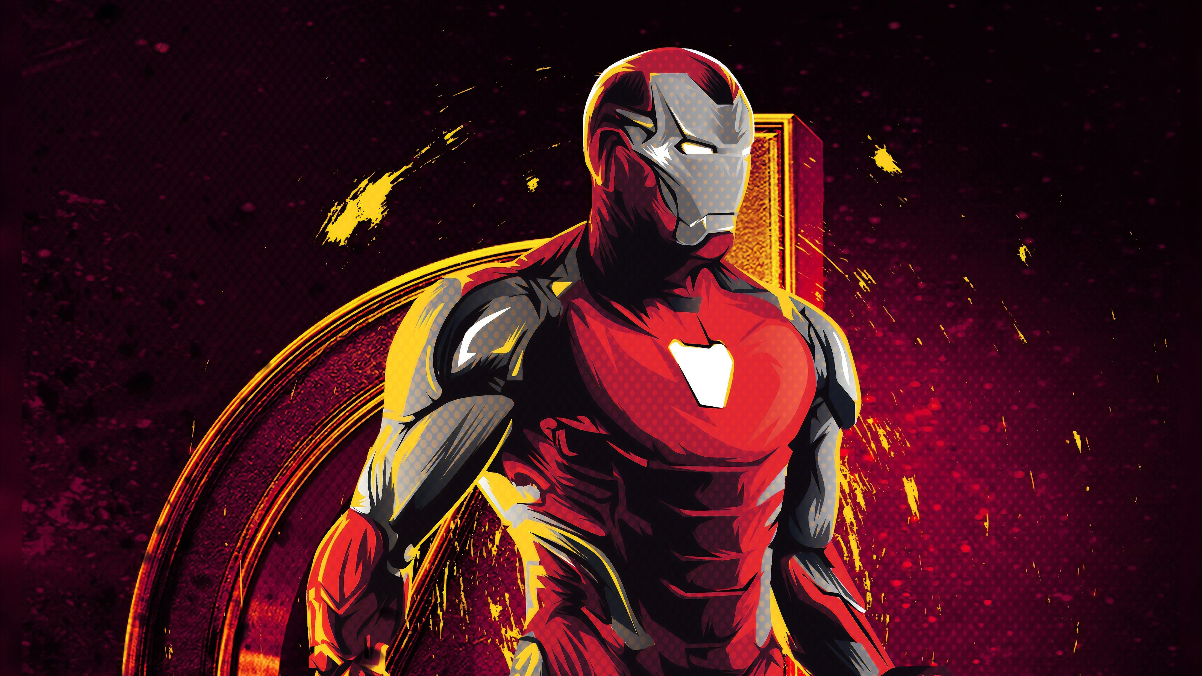 Iron Man Art Wallpaper 4K