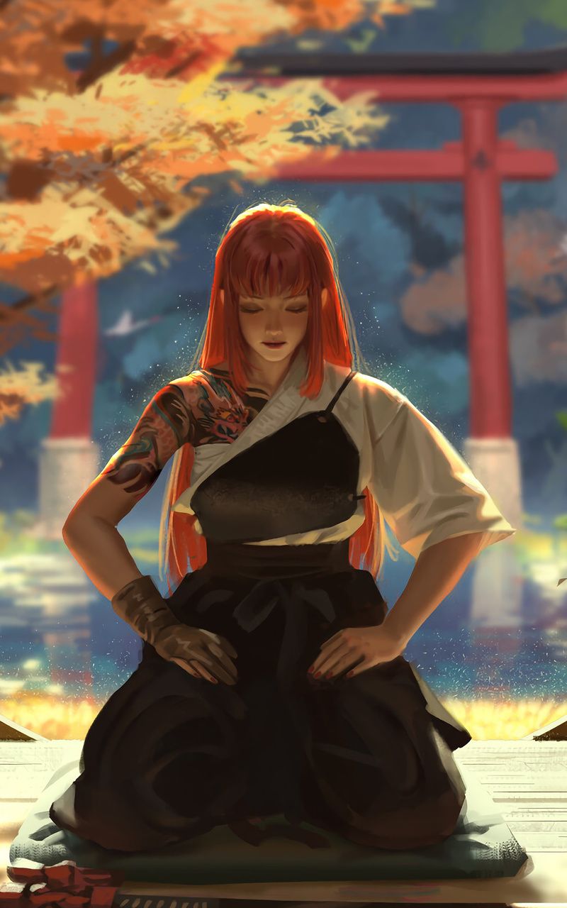 HD wallpaper: anime, geisha, digital art, kimono, yakuza, tattoo, anime  girls | Wallpaper Flare