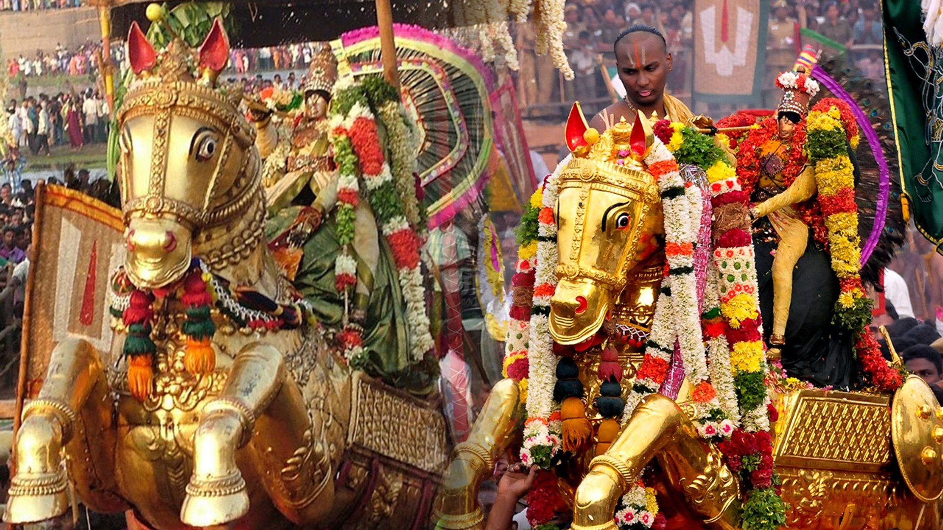 Madurai Chithirai Thiruvila 2019: வைகை ஆற்றில் இறங்கினார் கள்ளழகர்- வீடியோ