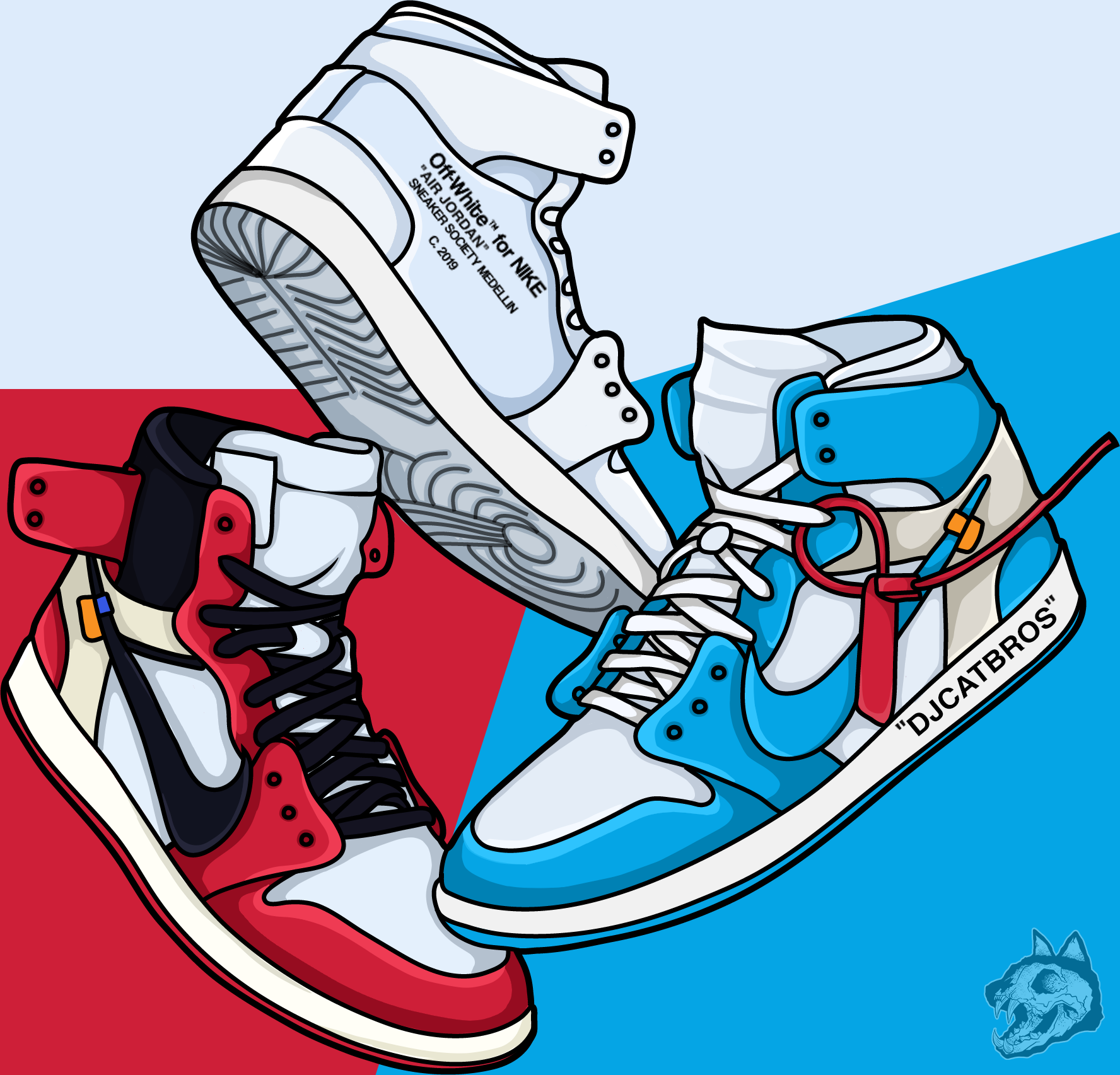 Off White Jordan 1 Clip Art