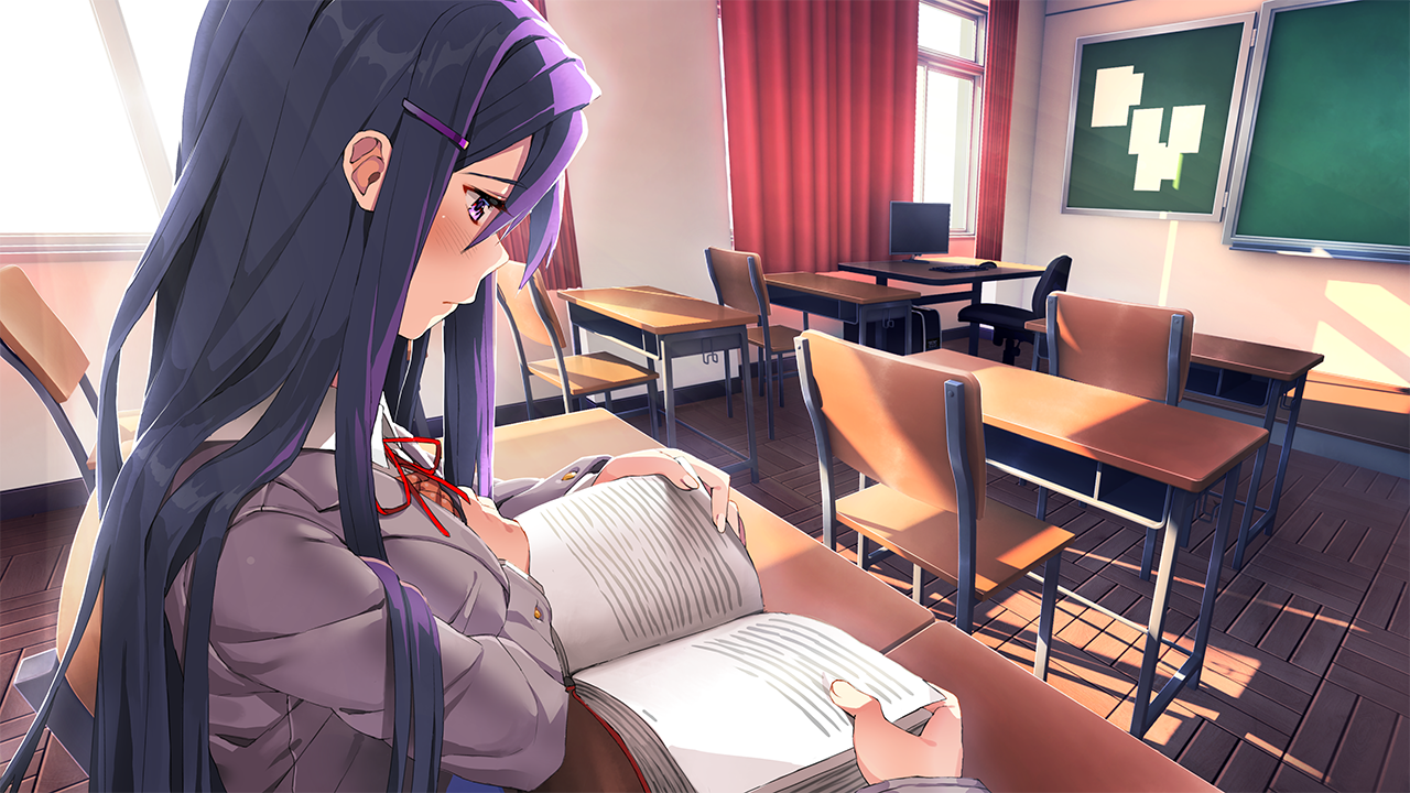 Gallery:Yuri. Doki Doki Literature Club