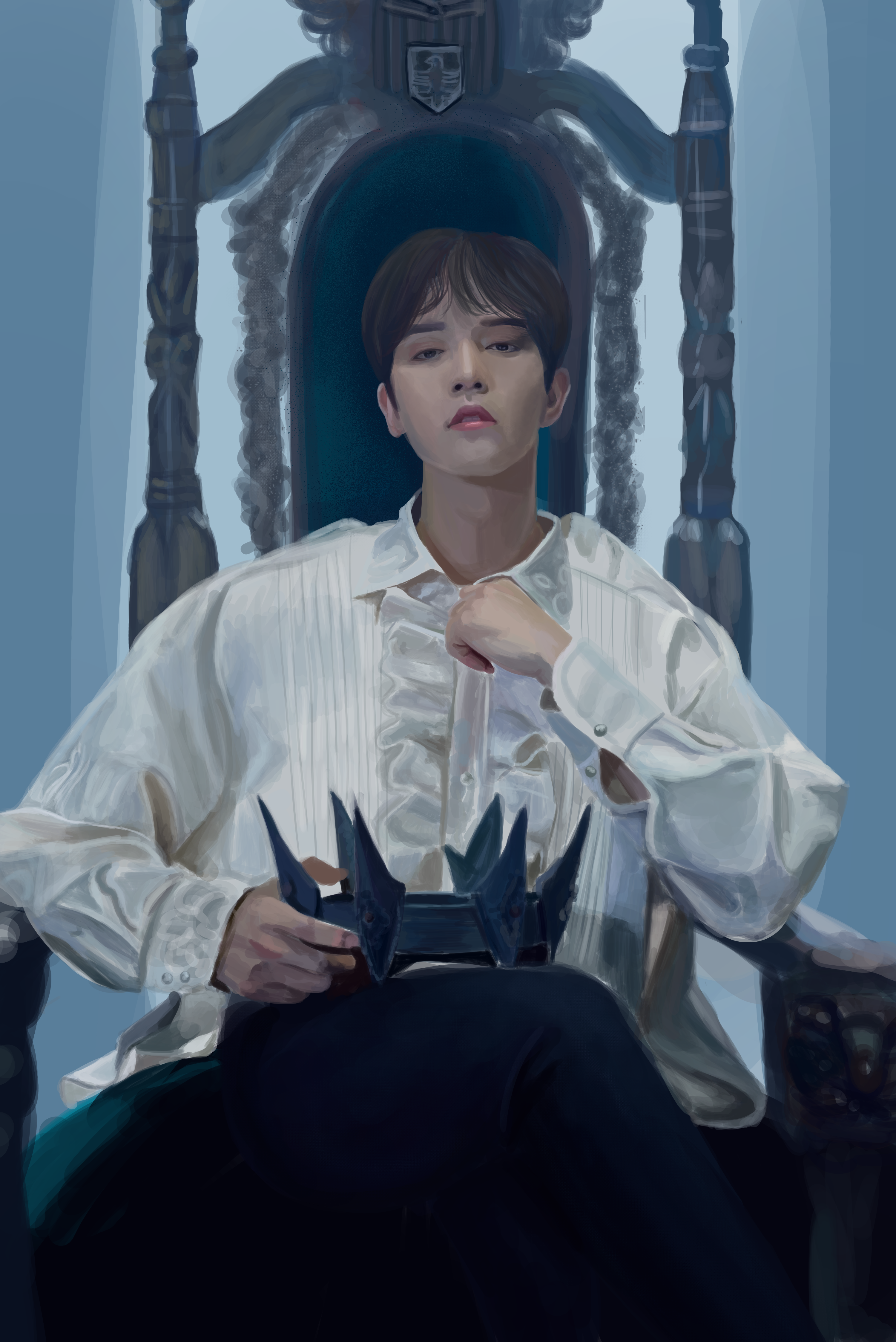 here's ravn!! really like the way the shirt came out :))