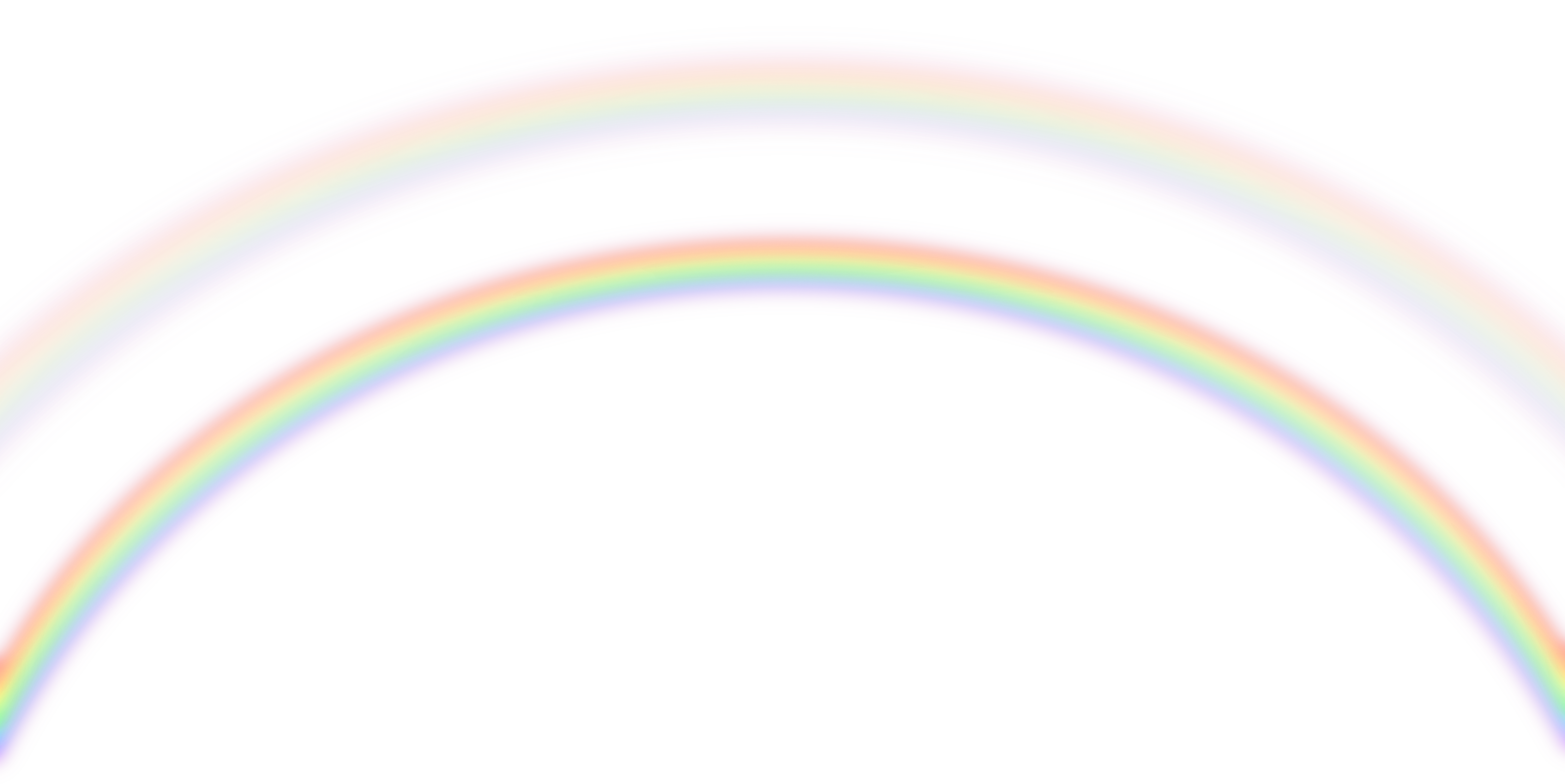 Double Rainbow PNG Clip Art Image​-Quality Image and Transparent PNG Free Clipart