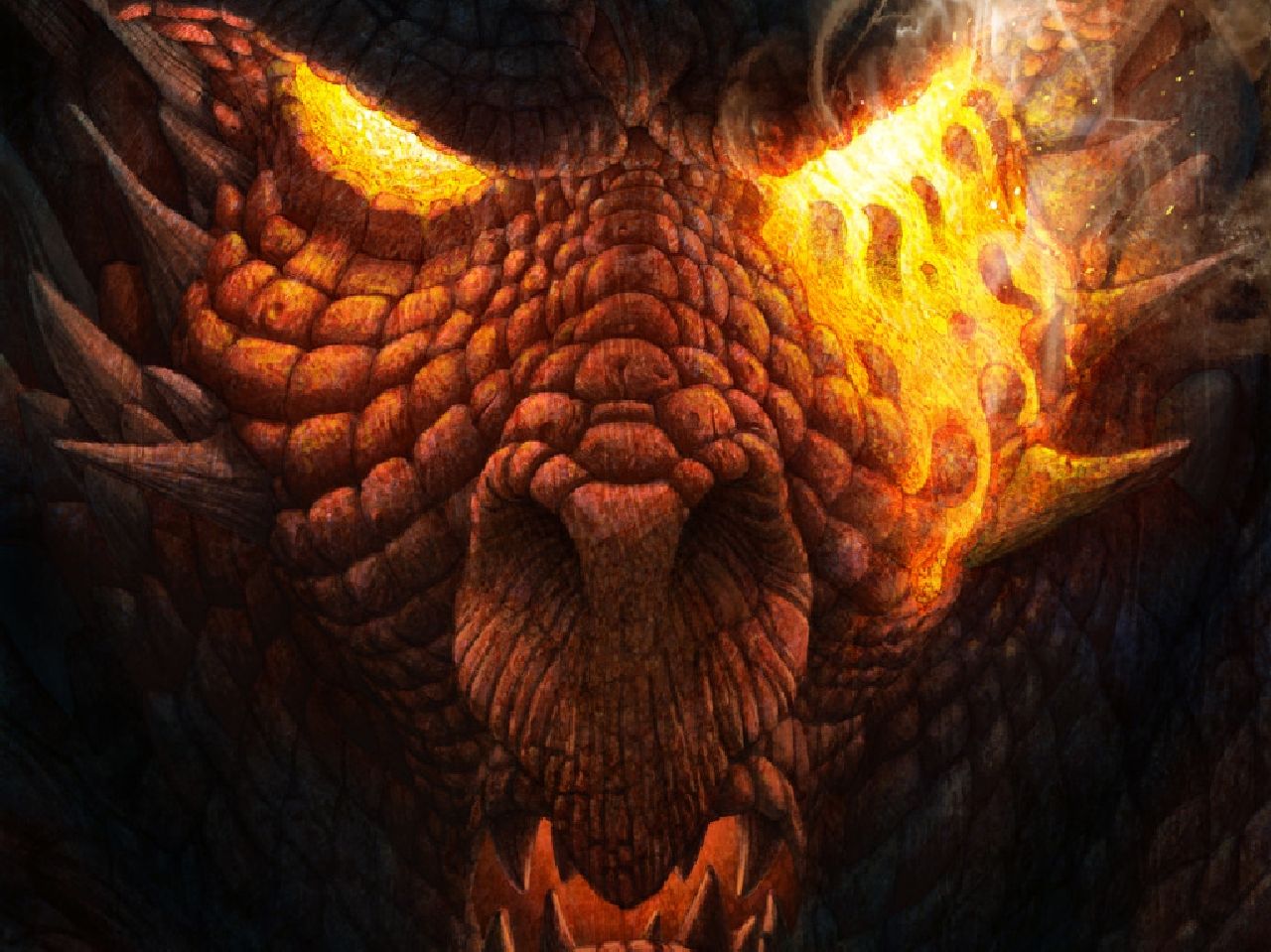 Fire Dragon Dragon Eyes
