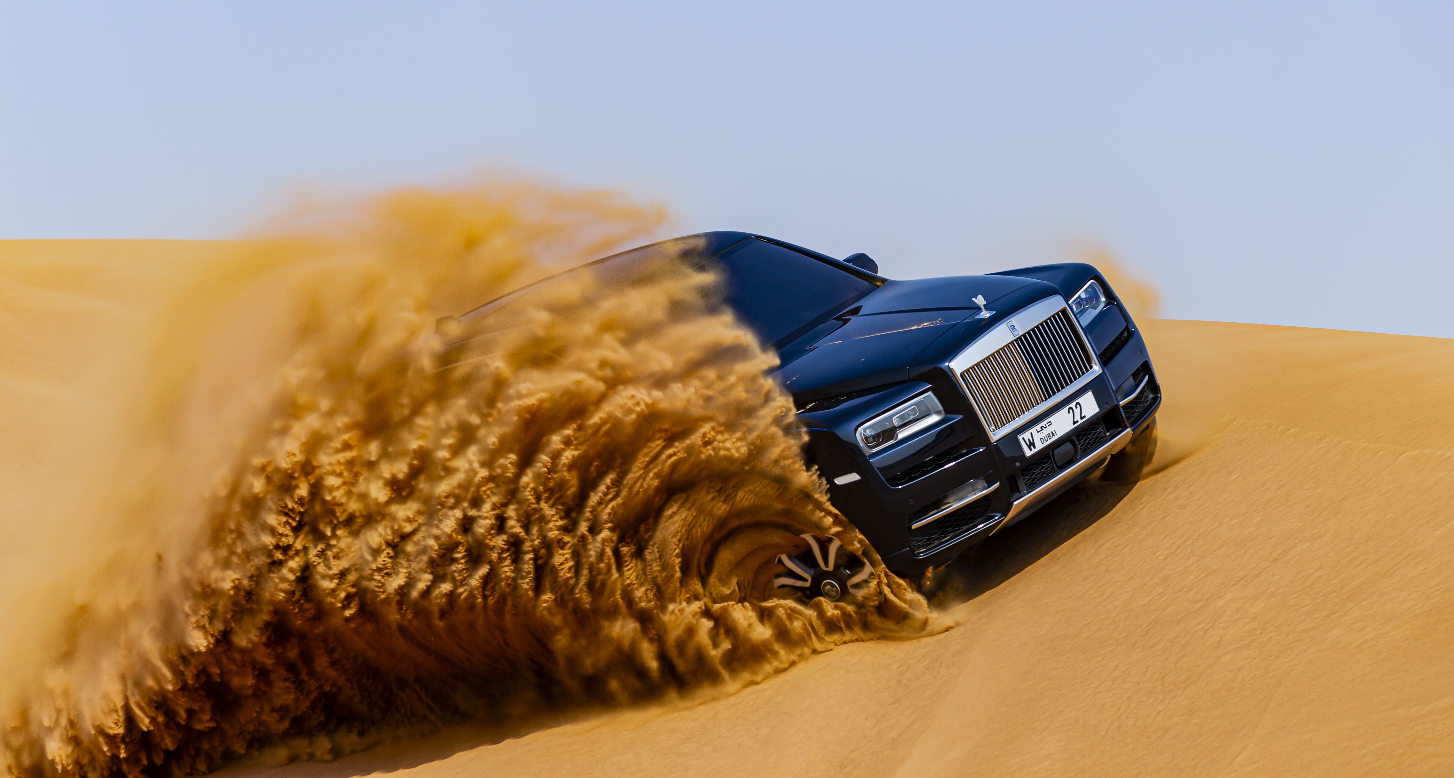 Rolls Royce Cullinan 4K Wallpaper, Desert, Off Roading, Adventure, 5K, Cars