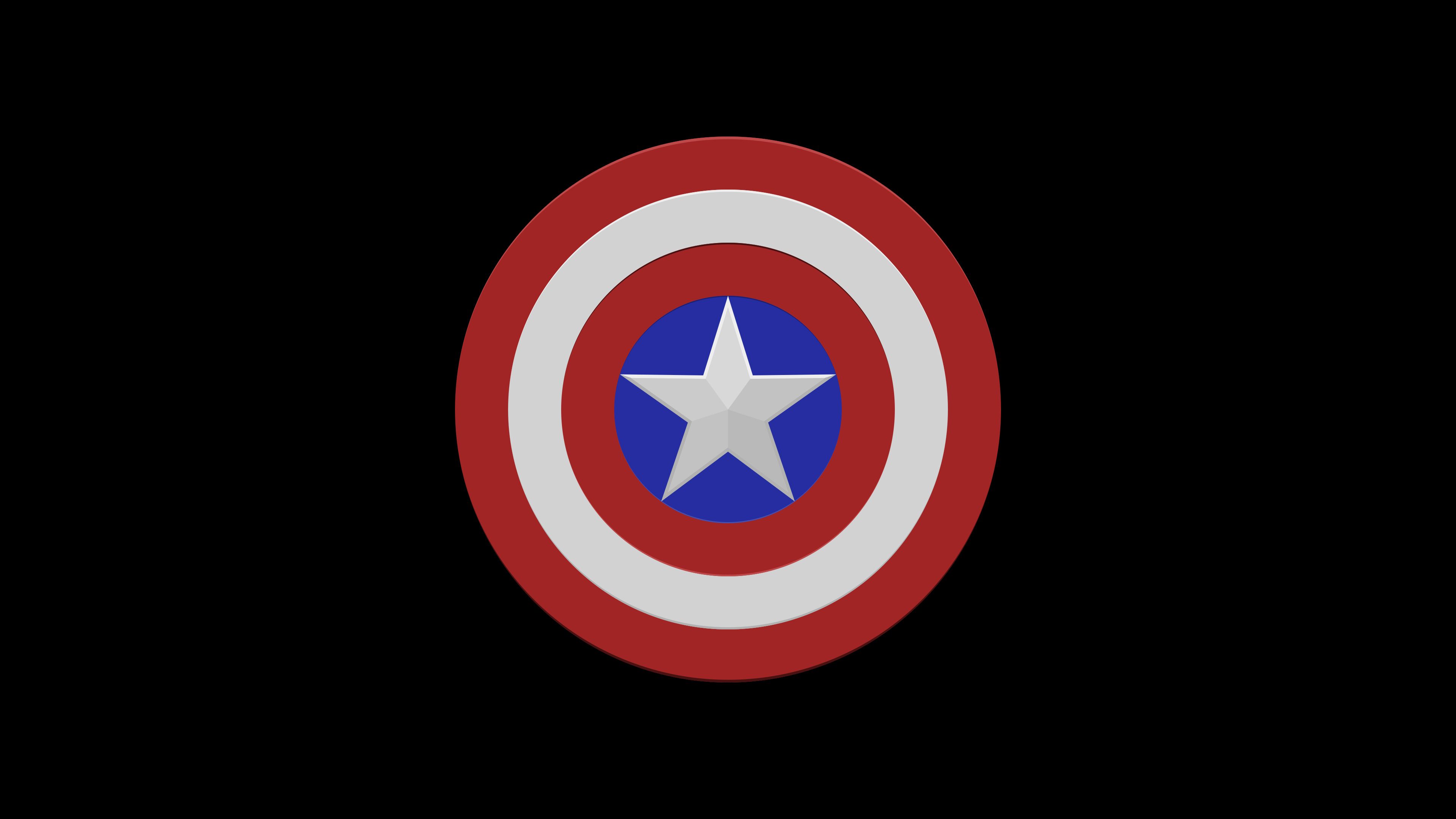 Captain America Shield Dark 4k Laptop HD HD 4k Wallpaper, Image, Background, Photo and Picture
