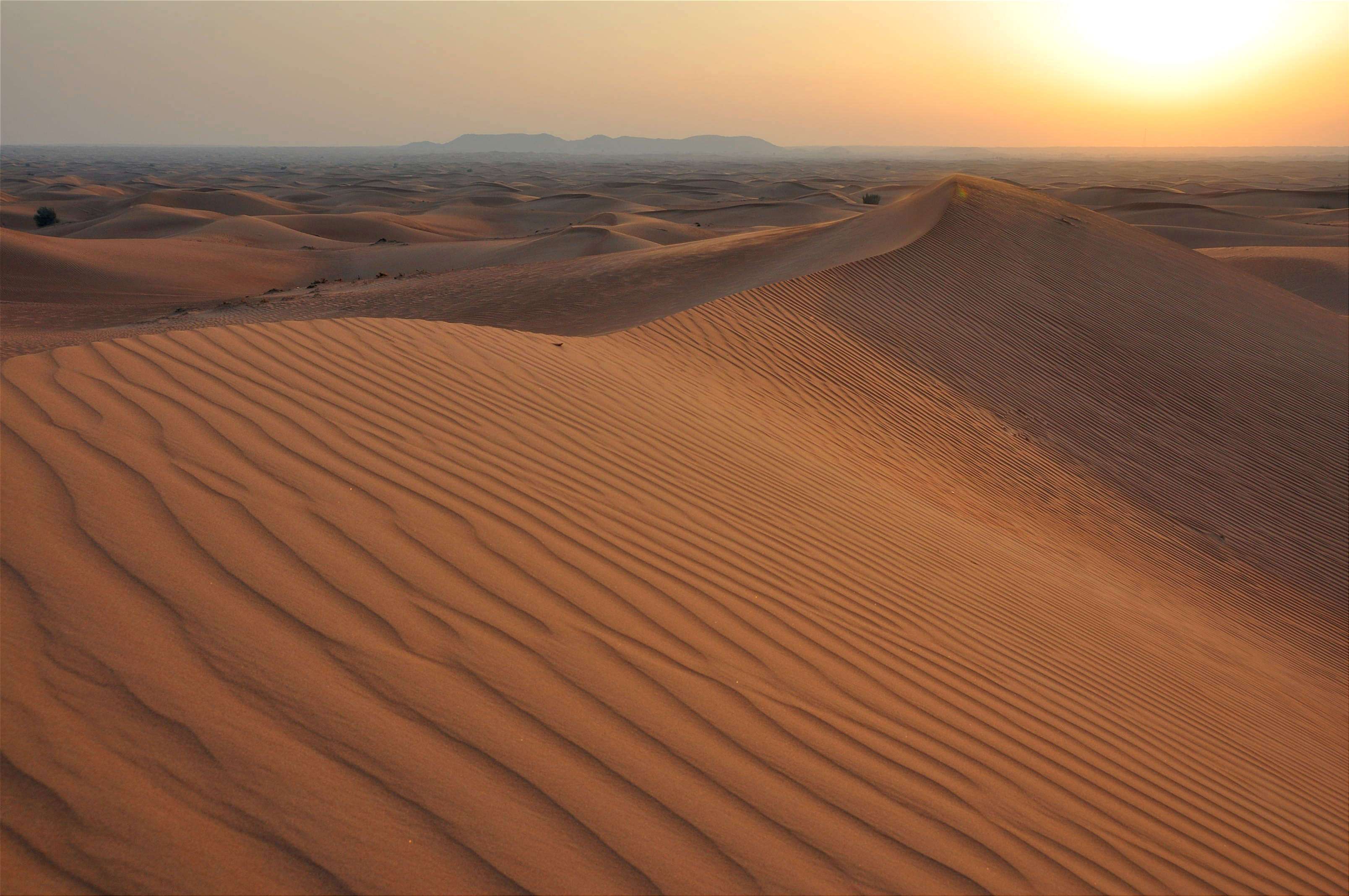 Sunset Wallpaper Dubai Desert