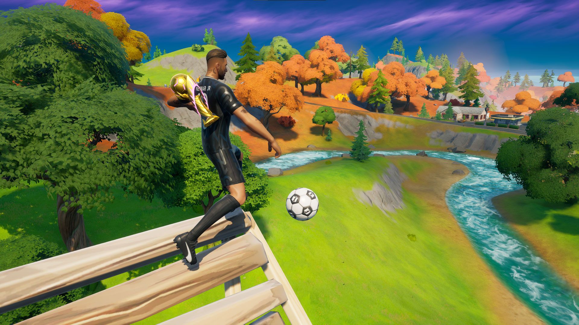 How to Drop Kick the Soccer Ball Toy 500 Meters as Neymar Jr in Fortnite