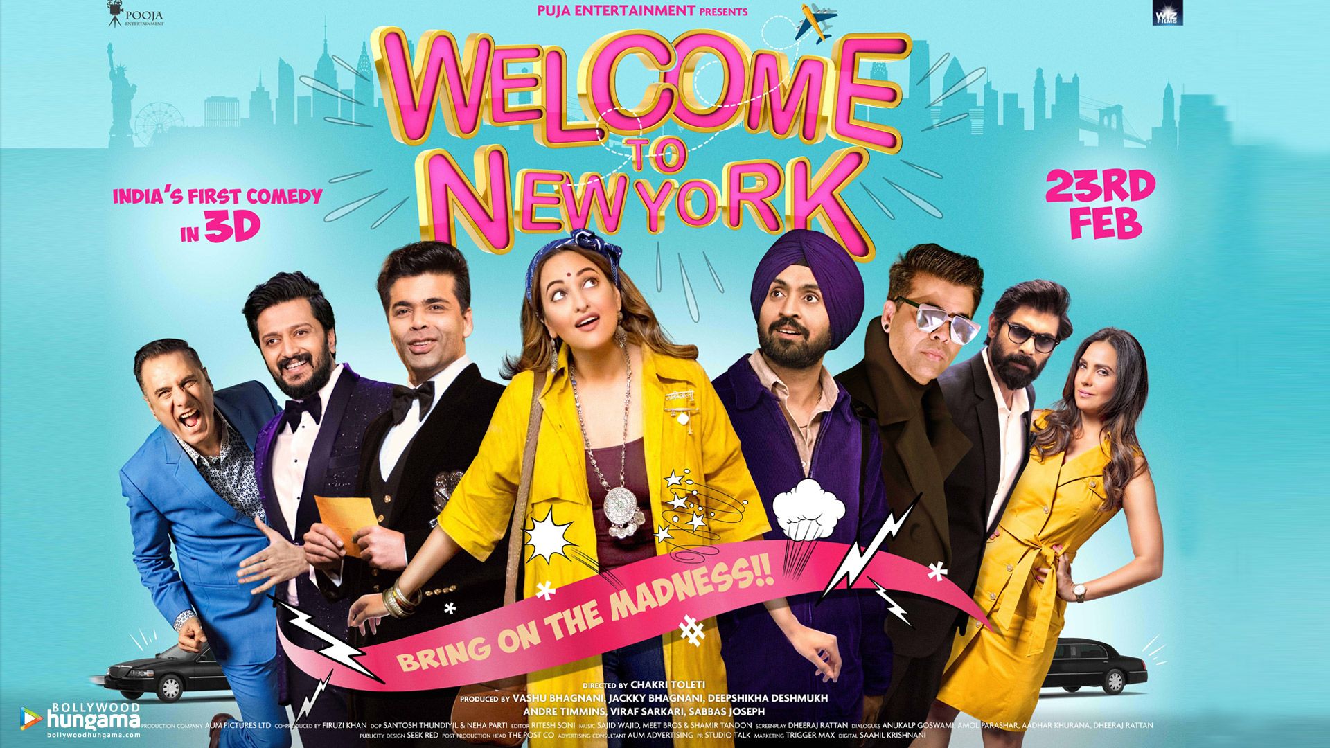 Welcome To New York Hindi Movie Poster