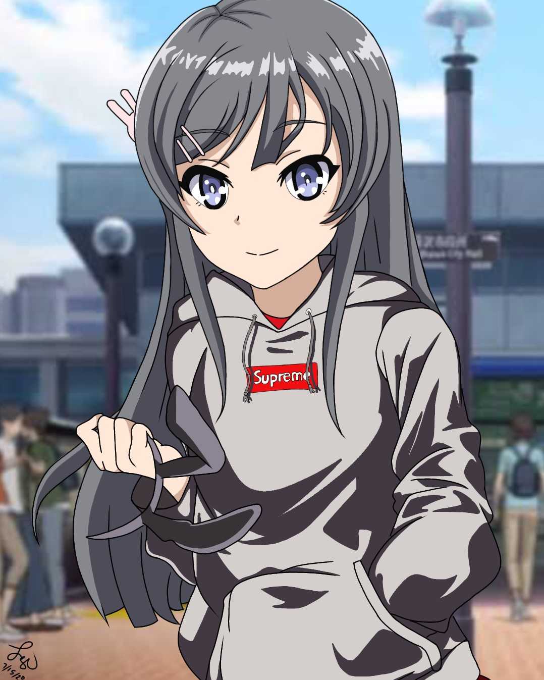 Bunny girl senpai wallpaper by Kukacka12 - Download on ZEDGE™ | 1c03