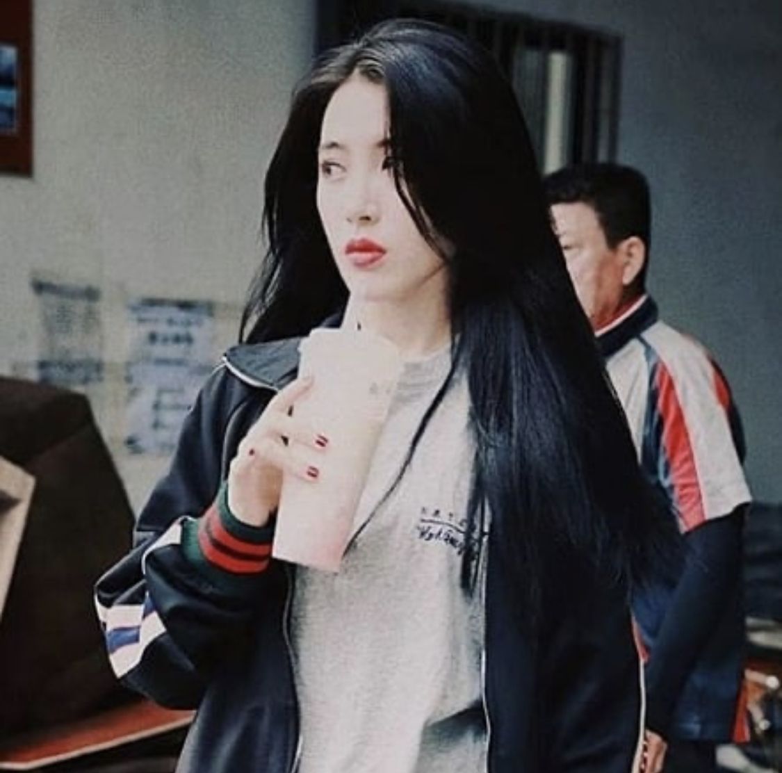 dai meng. Girl, Adidas jacket, Athletic jacket