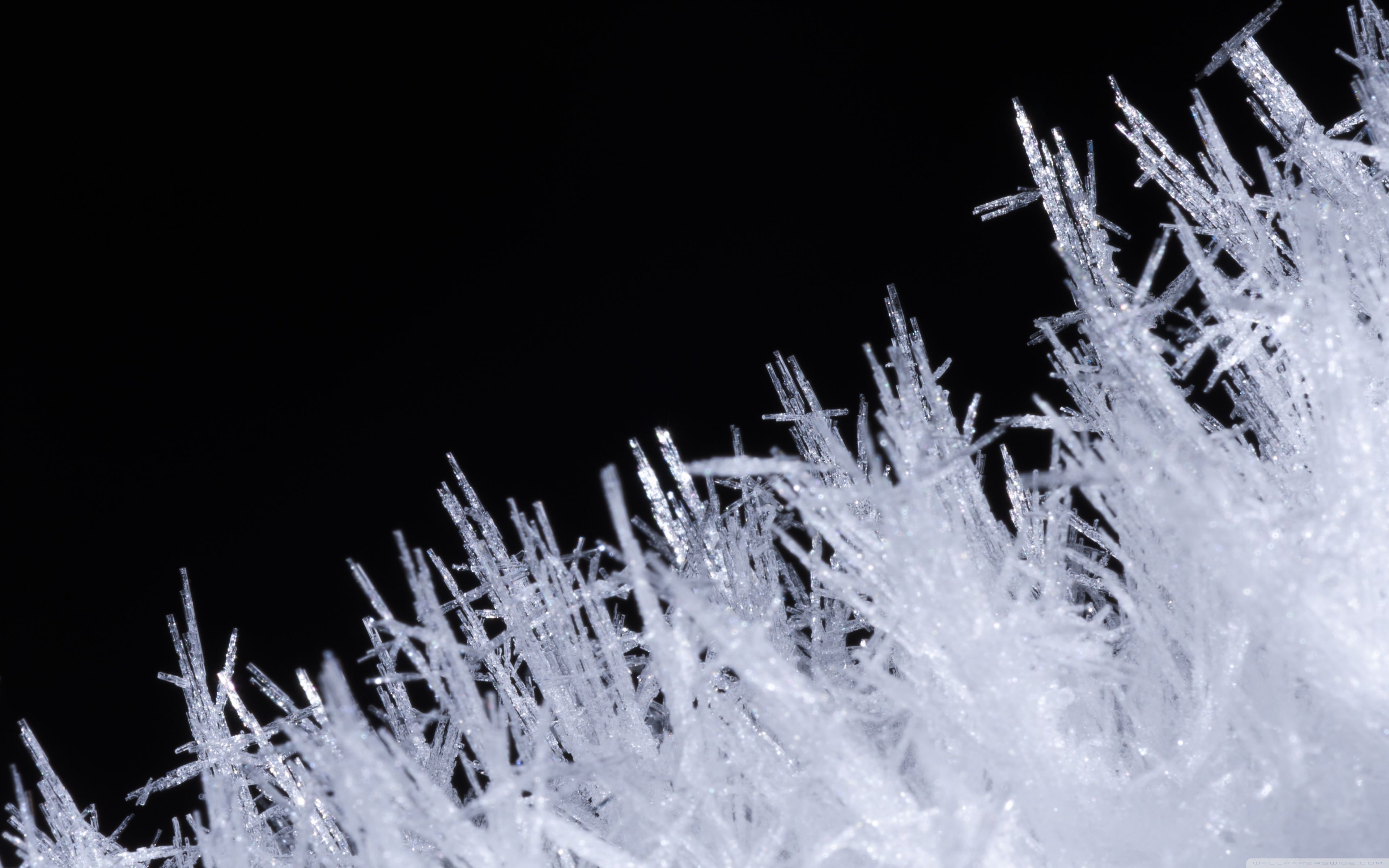 Download Ice Crystals UltraHD Wallpaper