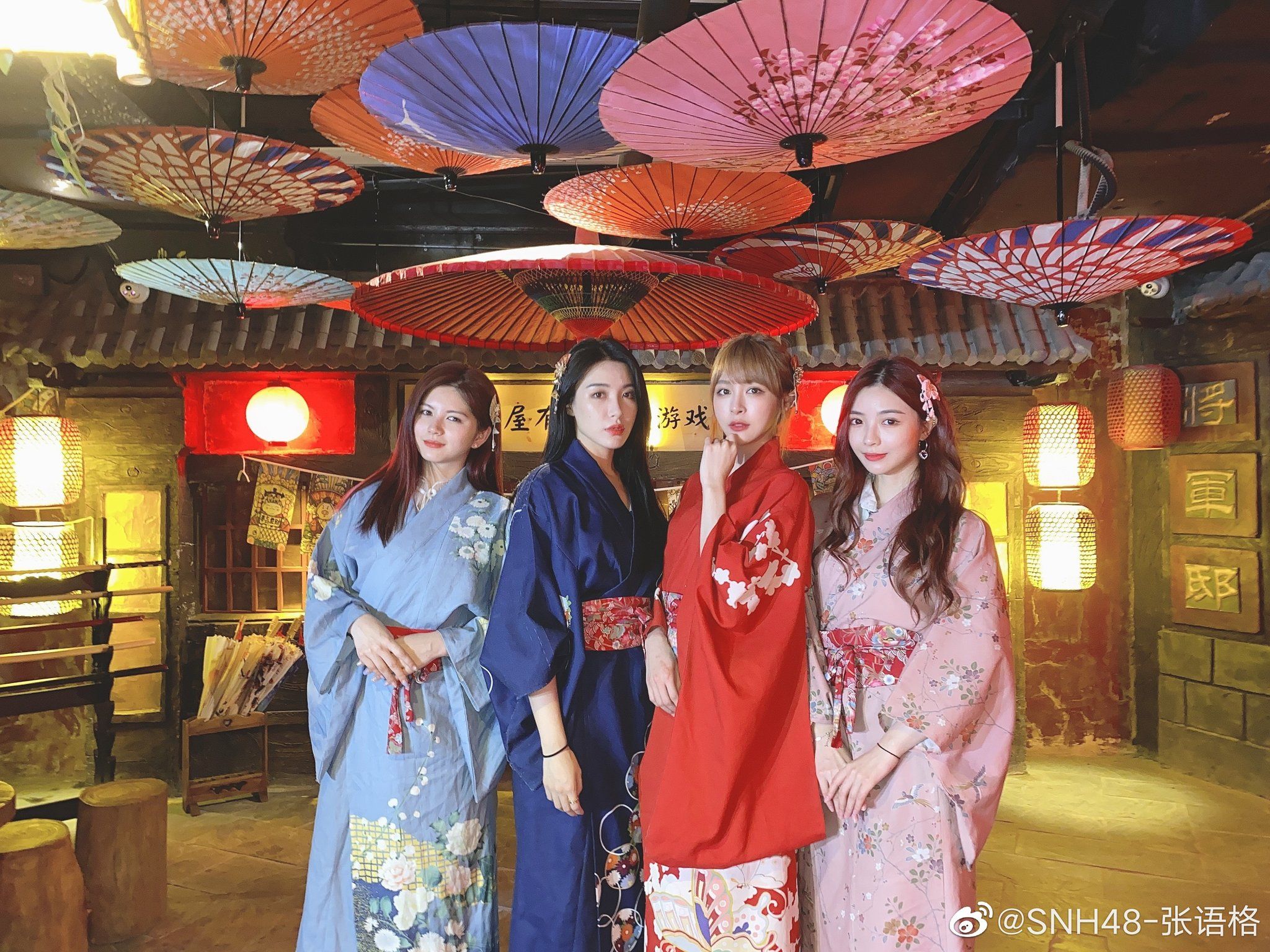 Dai Meng, Zhang Yuge, and Xu Yangyuzhuo with Chen Lin (ZYG Weibo Update 2020.06.25)