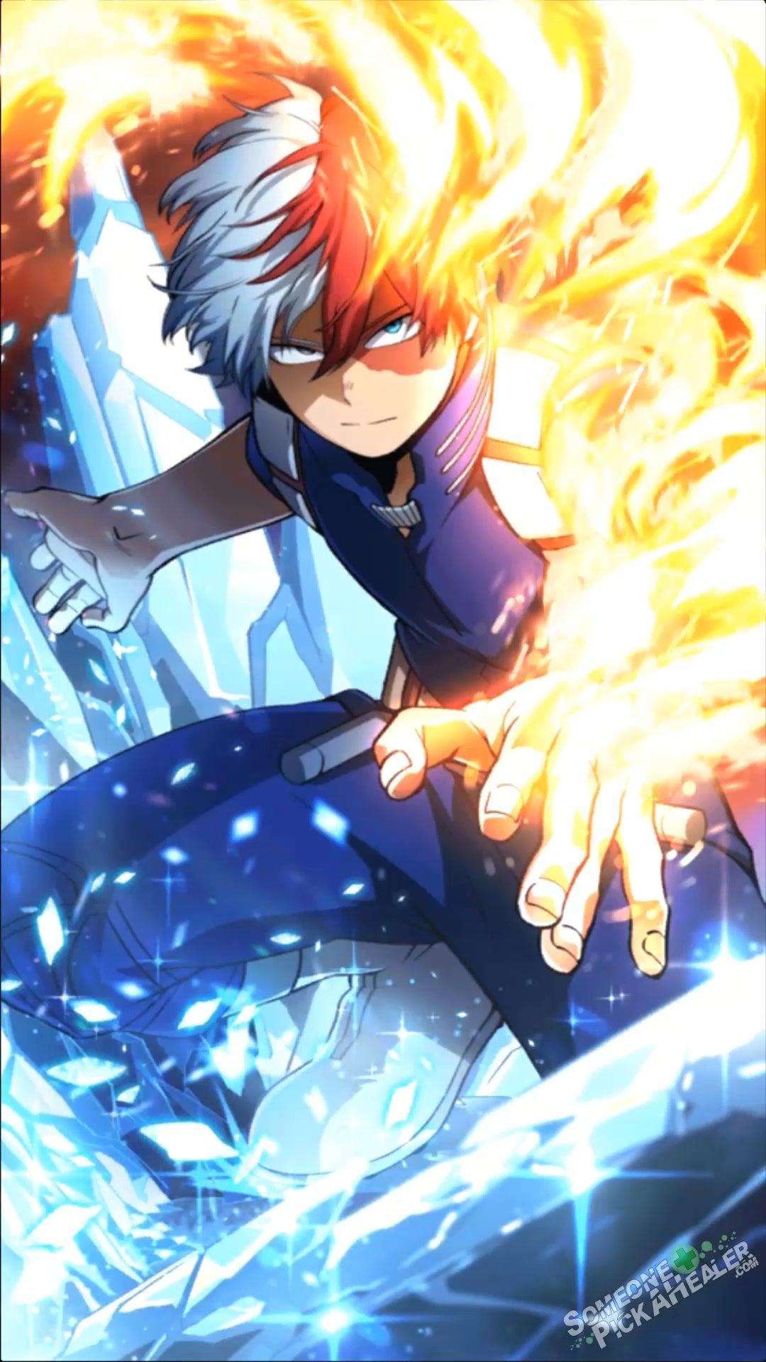 Todoroki Phone Wallpaper