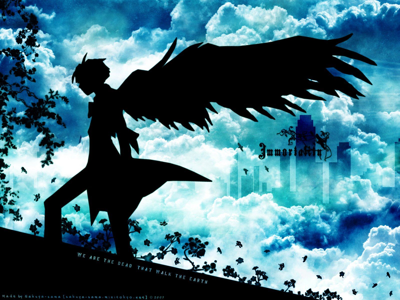 Picture silhouettes Anime Angels