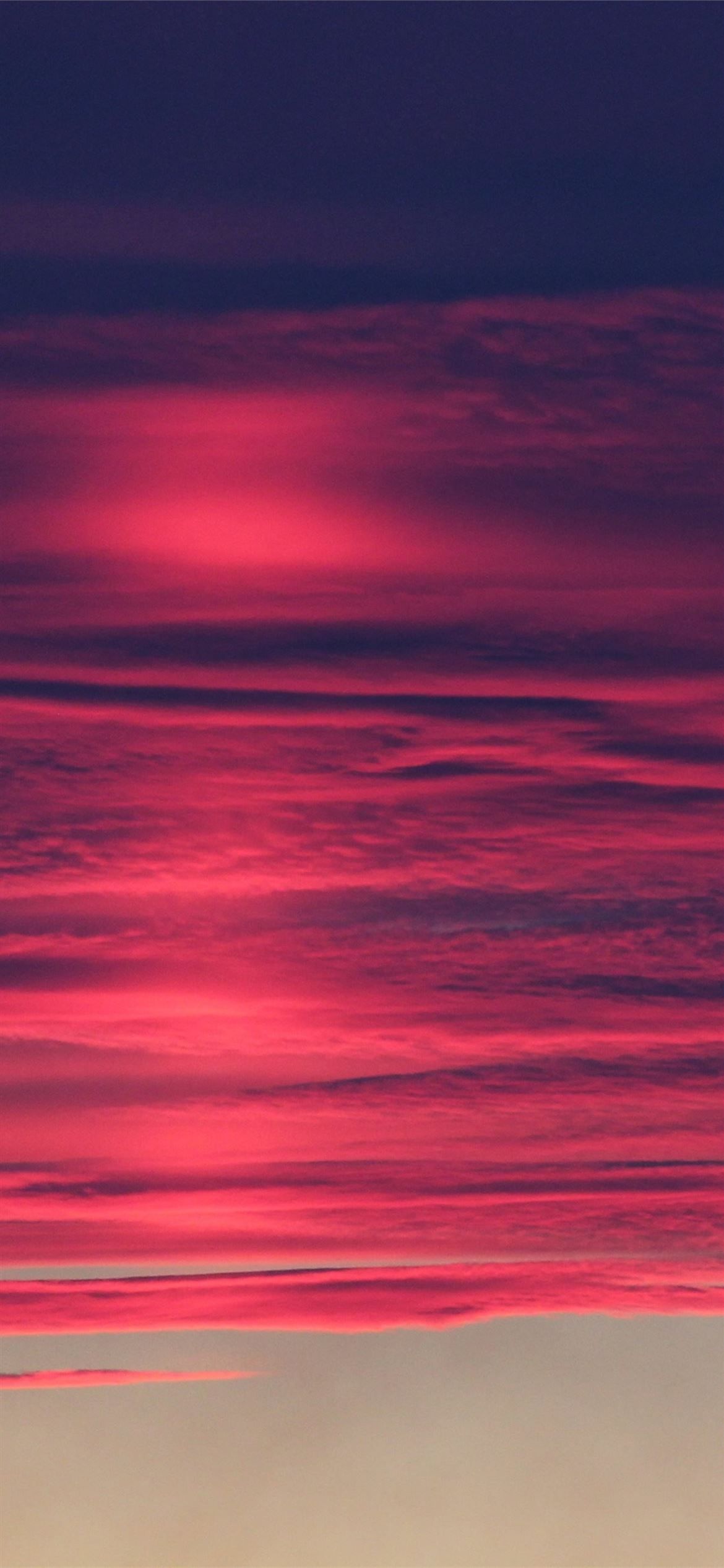 red pink burning clouds 4k iPhone 12 Wallpaper Free Download