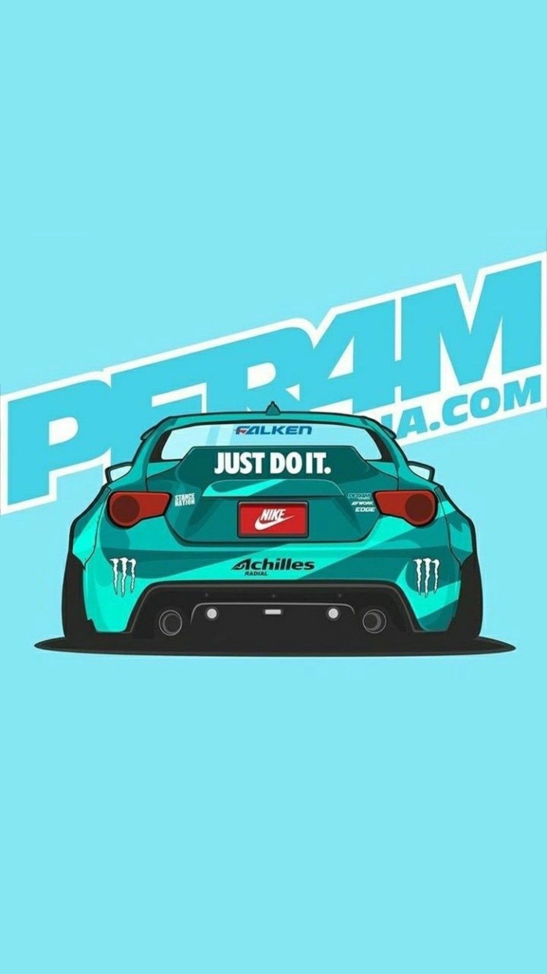 Change The Just Do It To Just Drift It Drifting Cars, Cartoon Wallpaper & Background Download