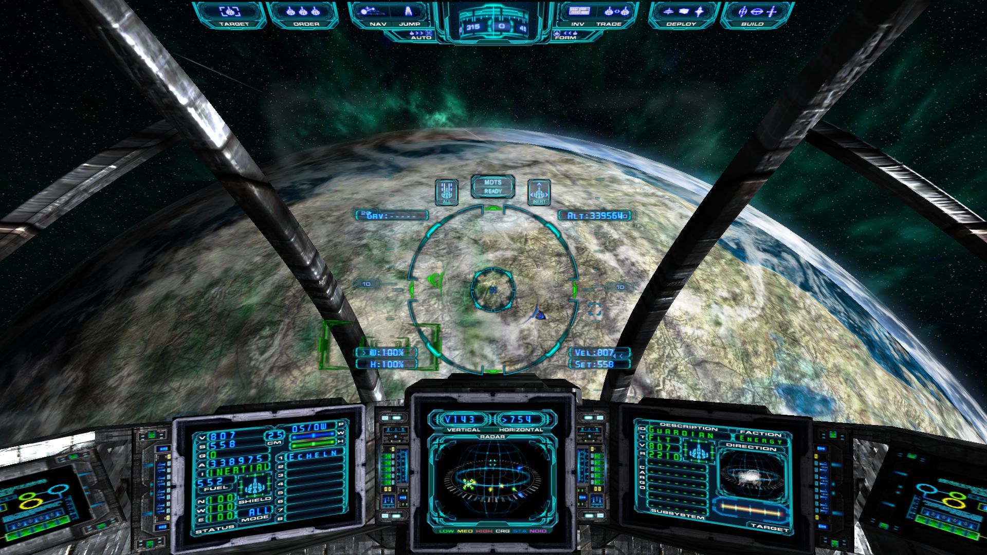 Spaceship Cockpit Wallpaper