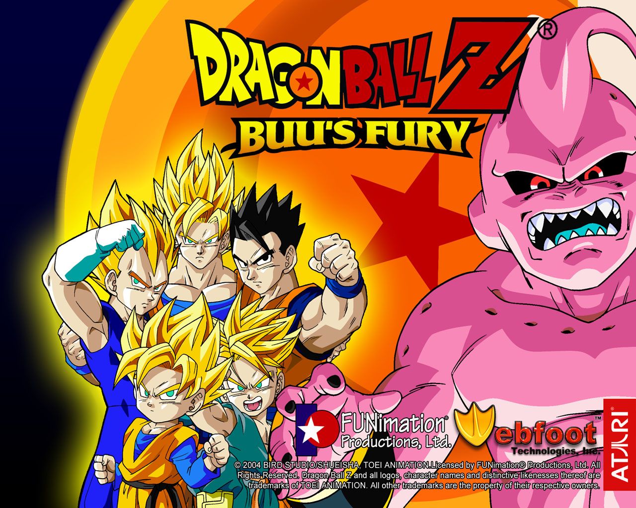 Dragon Ball Z: Buu's Fury (2004) promotional art