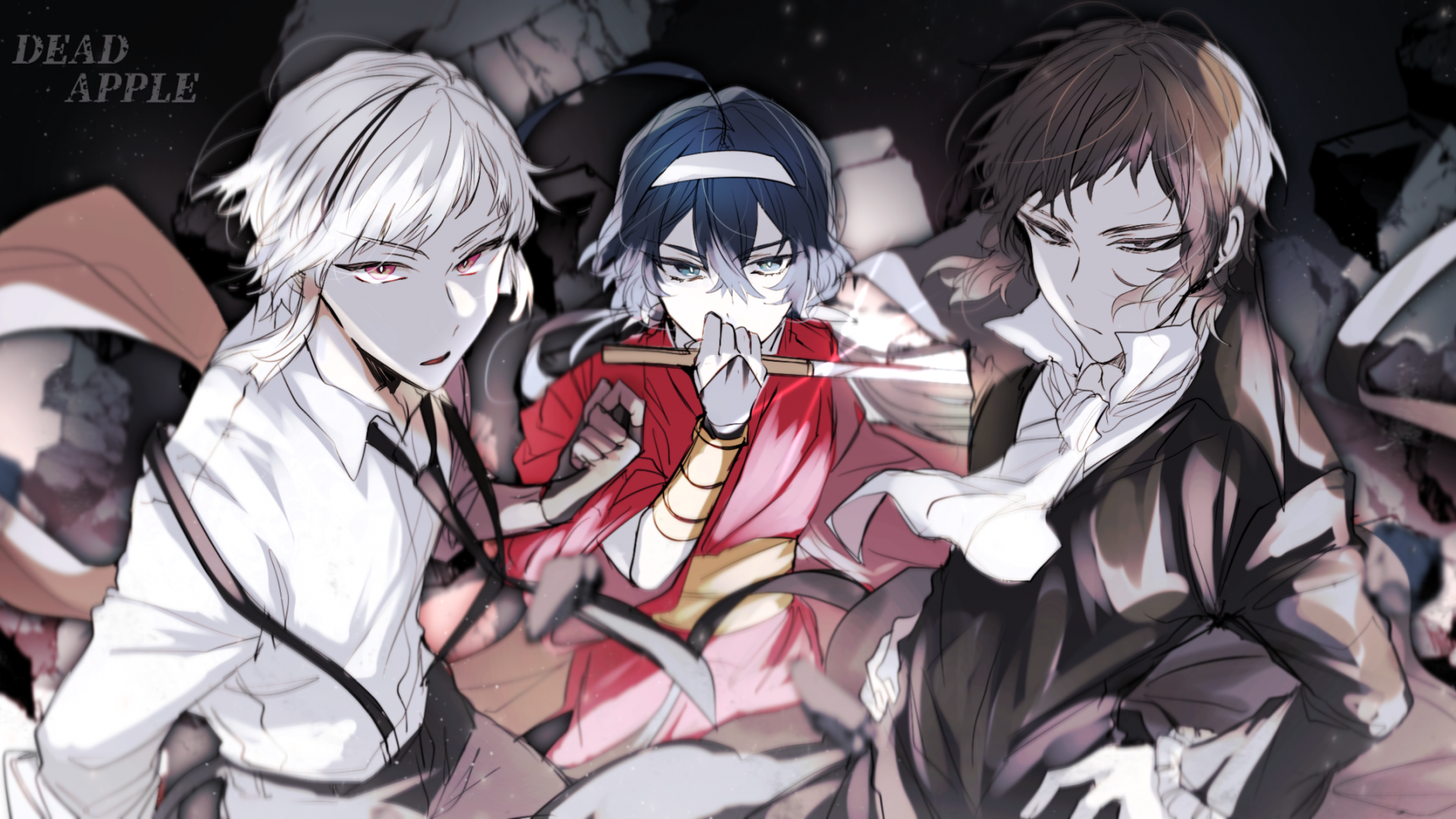 Bungou Stray Dogs, Nakajima Atsushi, Dazai Osamu, Nakahara Stray Dogs Atsushi Tiger