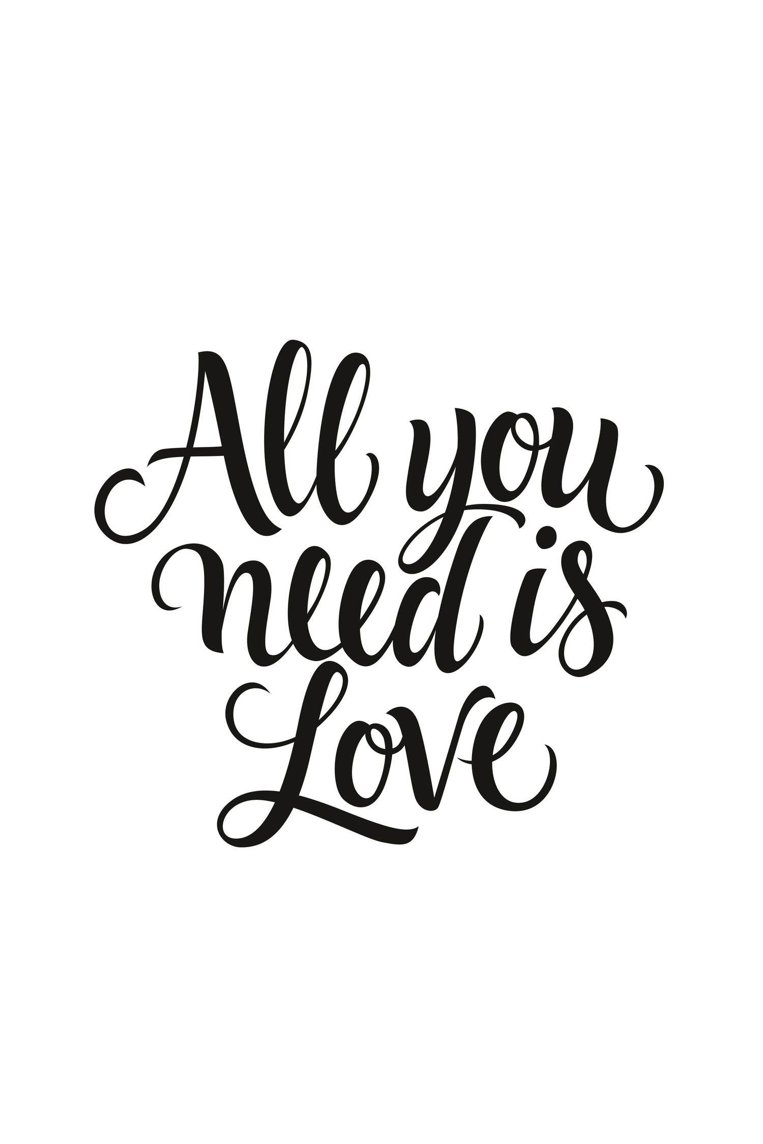 All you need is love Wallpaper. All you need is love, Lettering, Love tatto