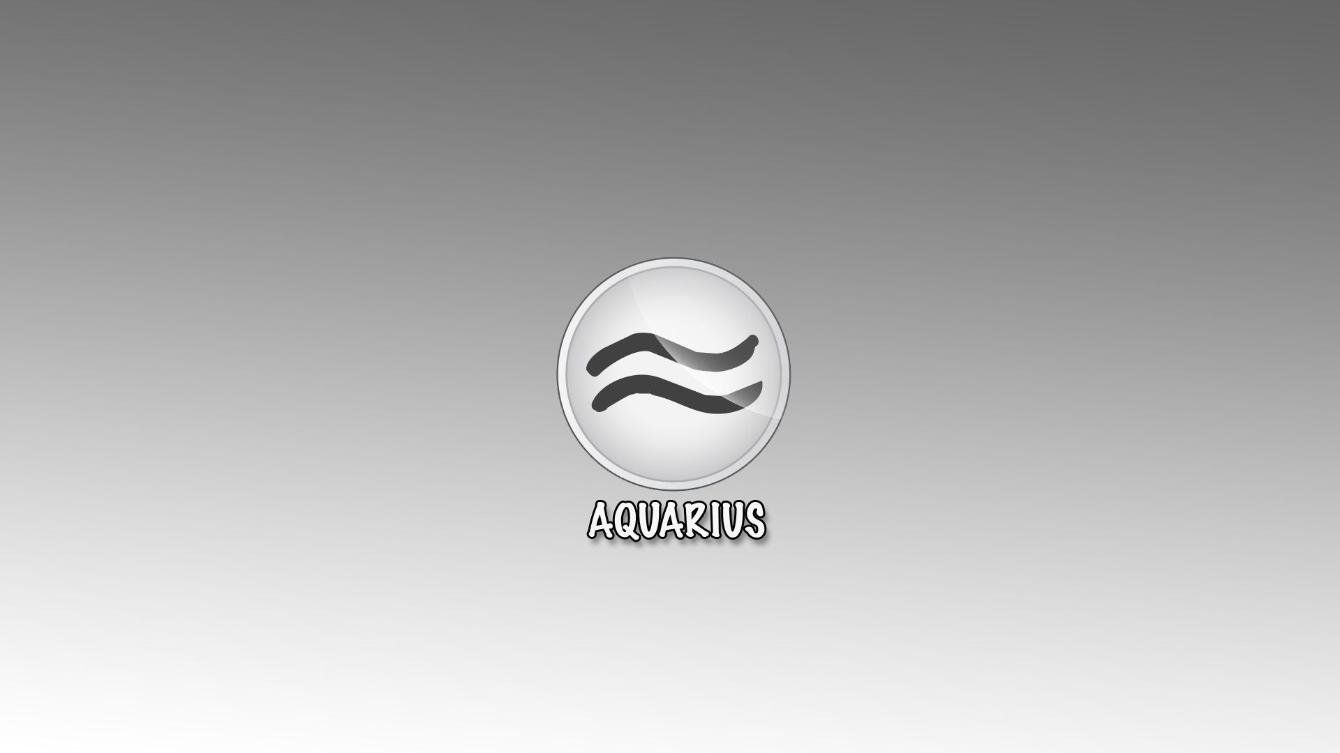 Aquarius Symbol, High Definition, High Quality, Widescreen