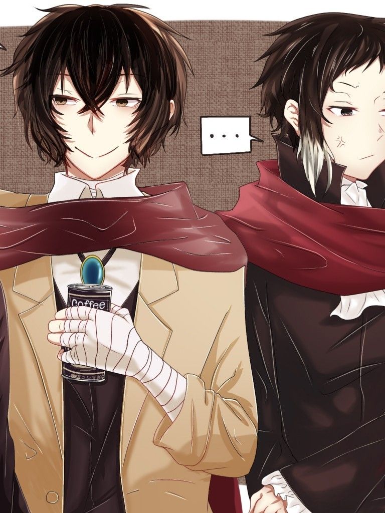 Download 768x1024 Dazai Osamu, Nakahara Chuuya, Nakajima Atsushi, Bungou Stray Dogs Wallpaper for Apple iPad 1, 2, Apple iPad Mini