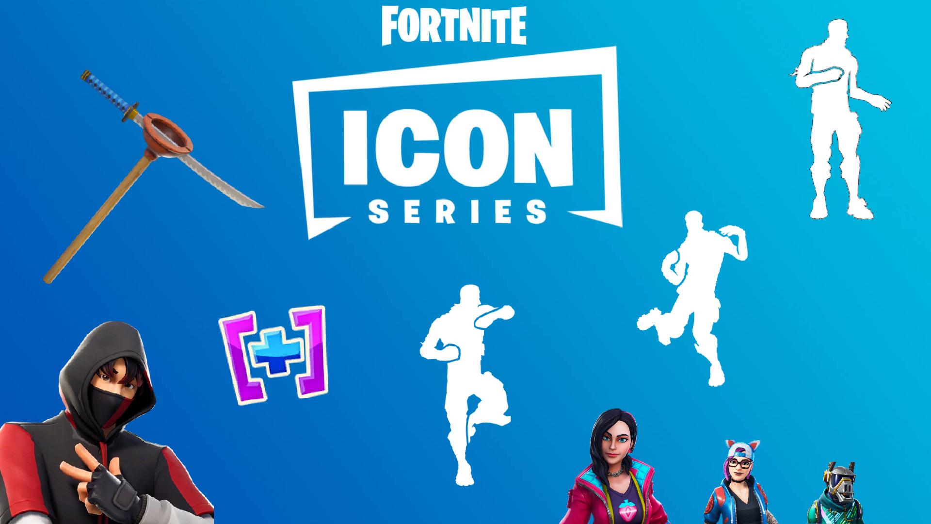 Make every cosmetic shown in the image below apart of the Icon Series