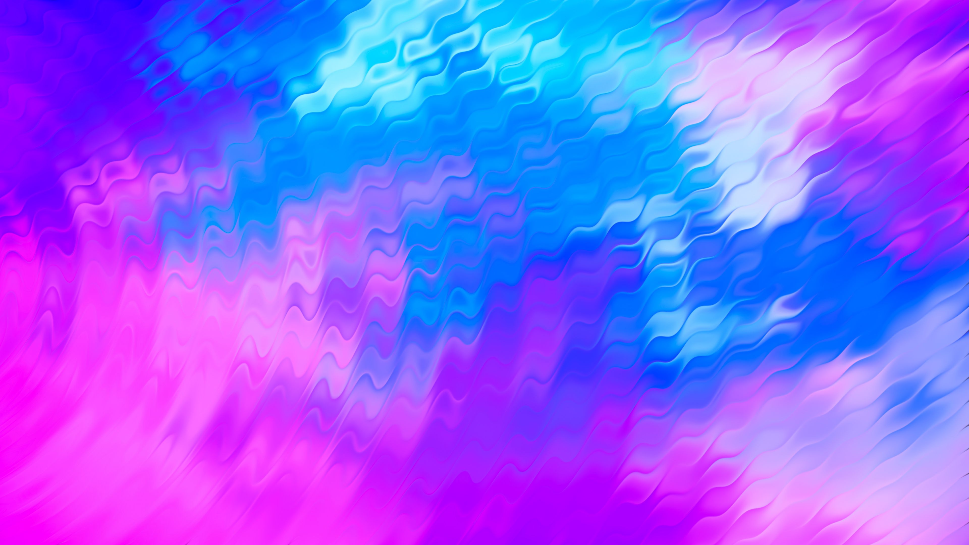 Pink and Blue Abstract 4K Wallpaper
