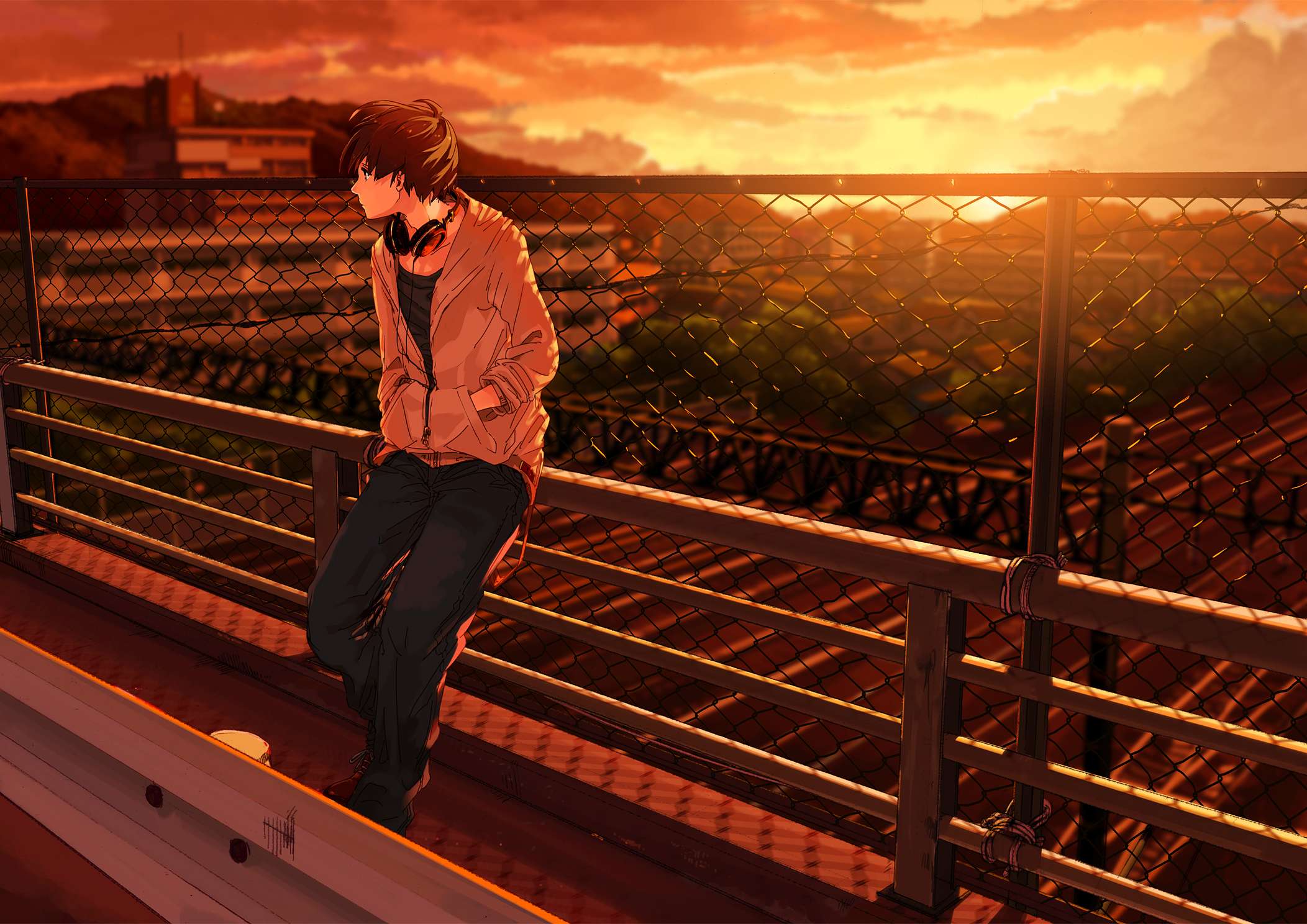 Alone Anime Boy Wallpaper HD