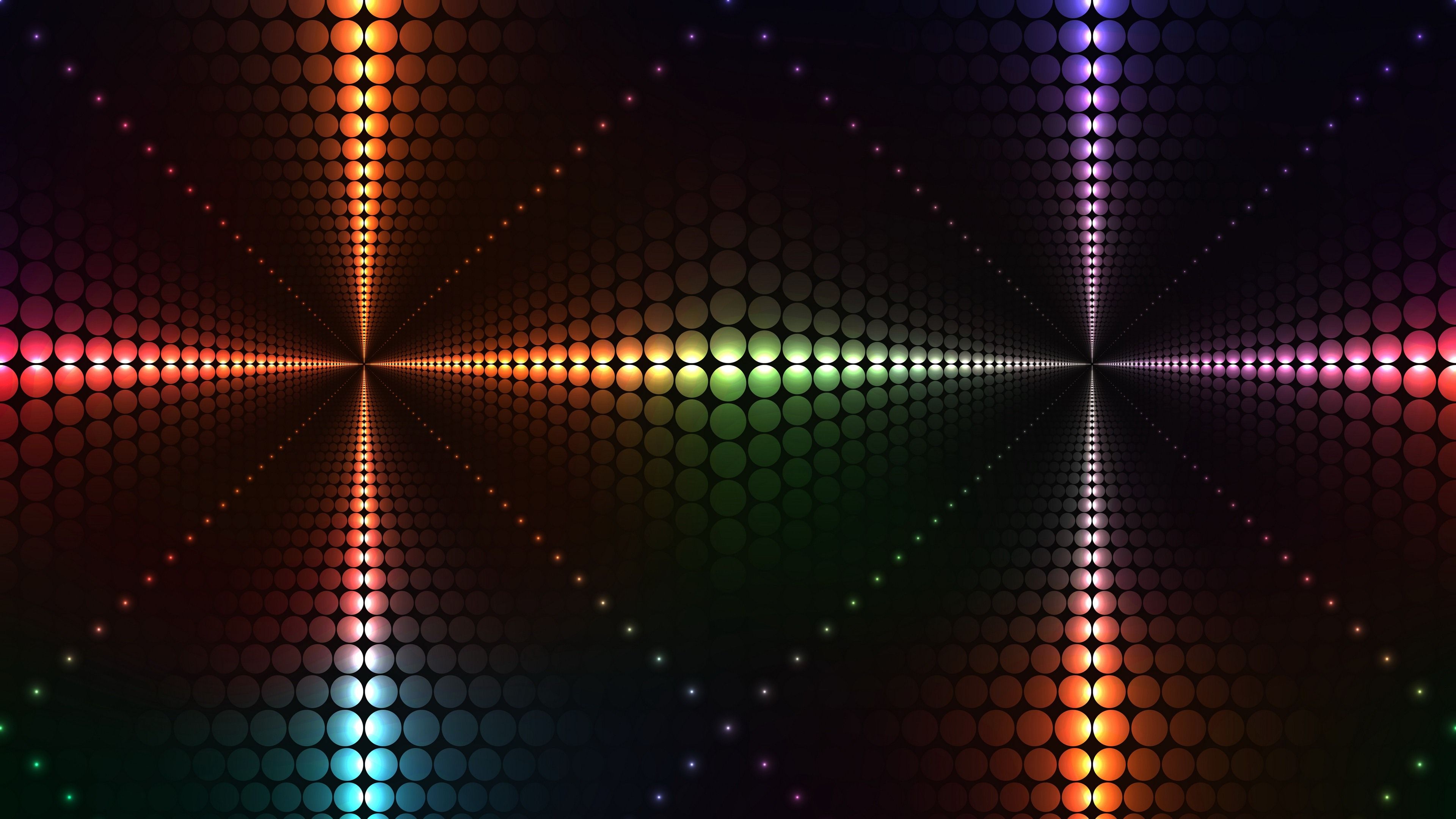 Abstract Neon Rainbow Background Wallpaper 45567