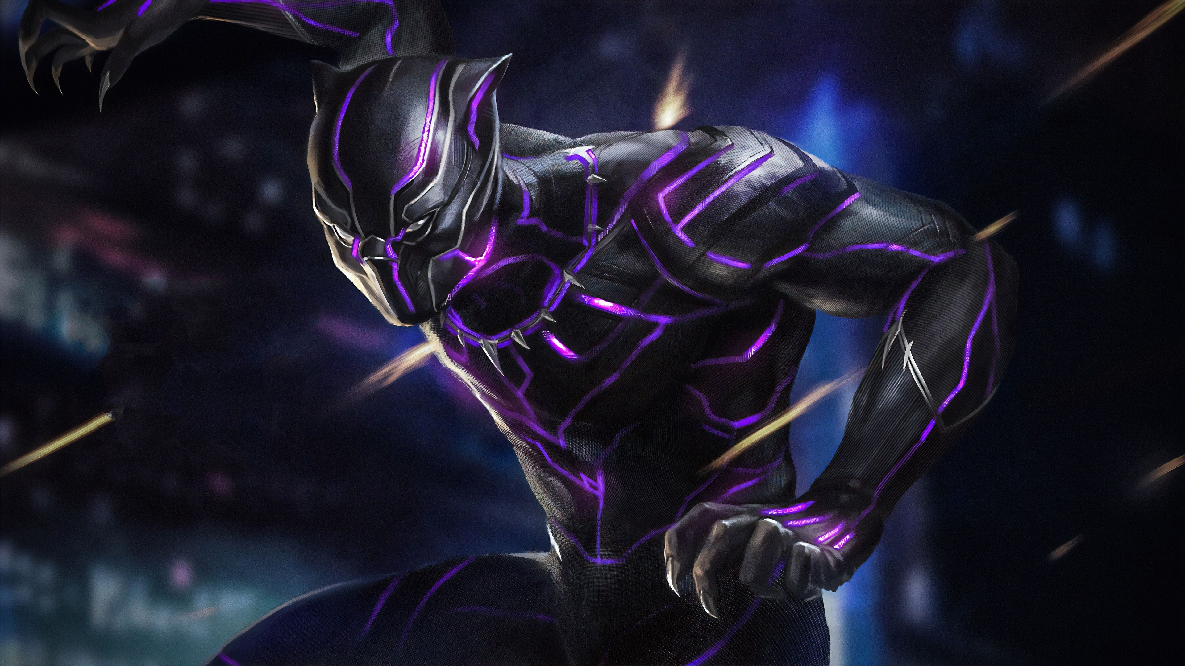 Black Panther 4K Background