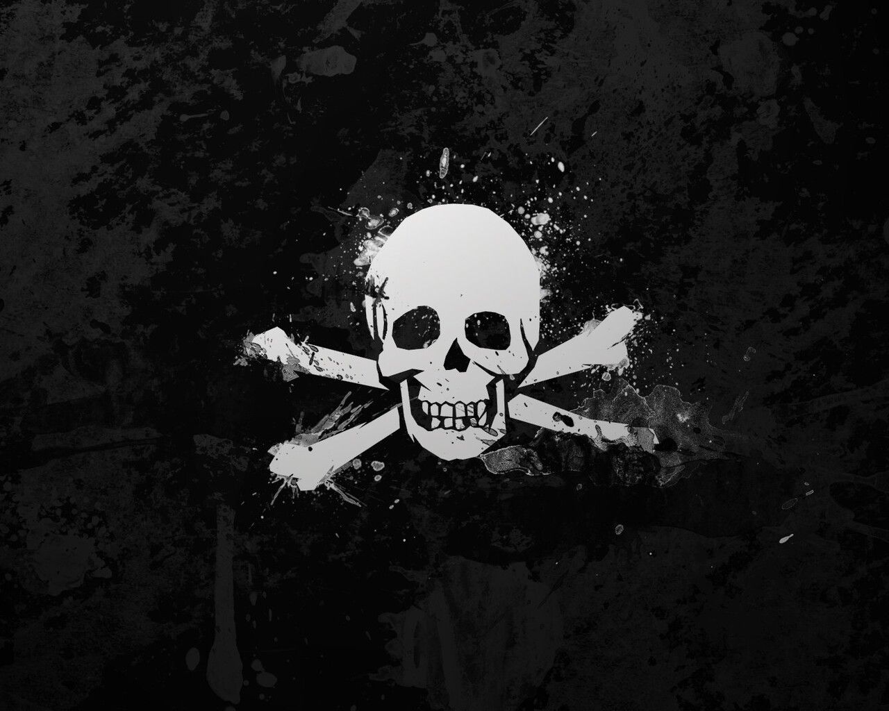 Skull Black and White 1280x1024 Resolution HD 4k Wallpaper, Image, Background, Photo and Picture