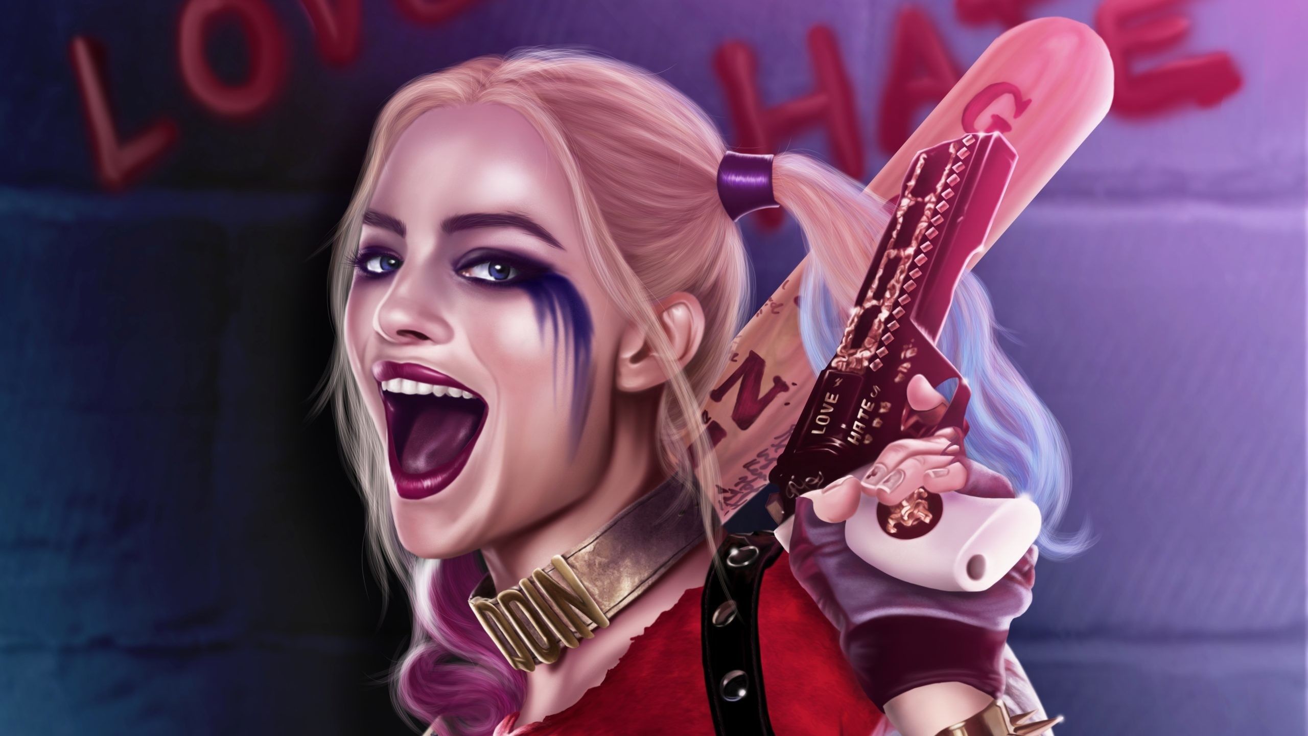 4K wallpaper: Harley Quinn Joker Girl Wallpaper HD