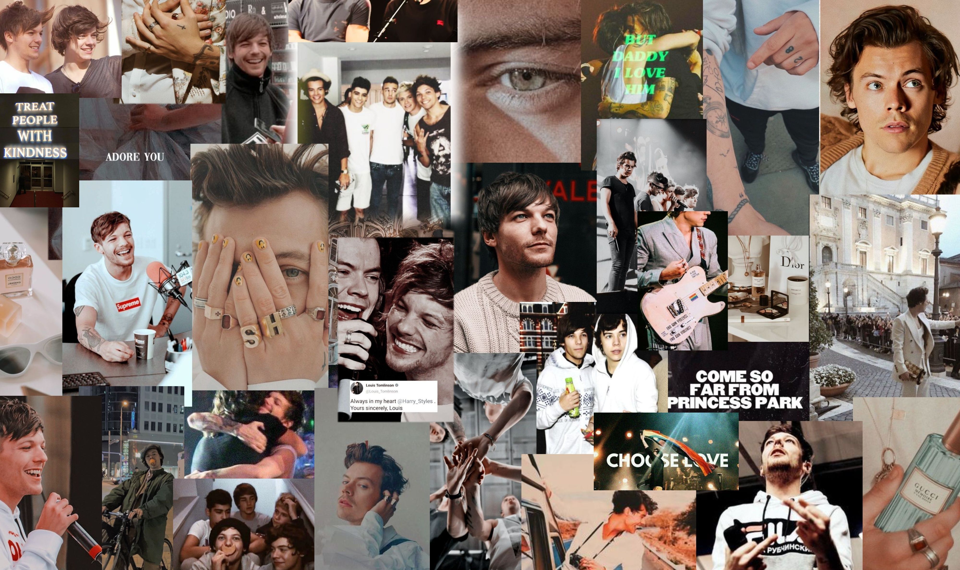 Louis Tomlinson Aesthetic Wallpaper Collages Black and White 