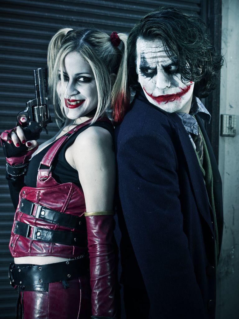 Free download The Joker and Harley Quinn by LeanAndJess [1024x1536] for your Desktop, Mobile & Tablet. Explore Harley Quinn Cosplay Wallpaper. Harley Quinn Cosplay Wallpaper, Harley Quinn Wallpaper, Harley