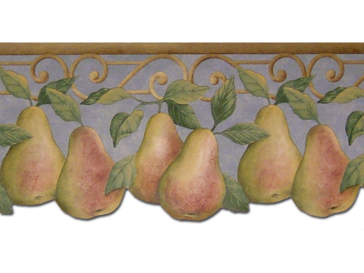 Pear Fruits Wallpaper Border B40004PT
