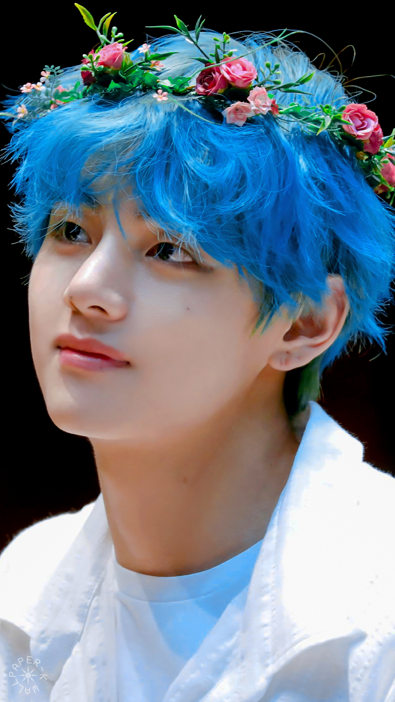 BTS Singer Blue Hair