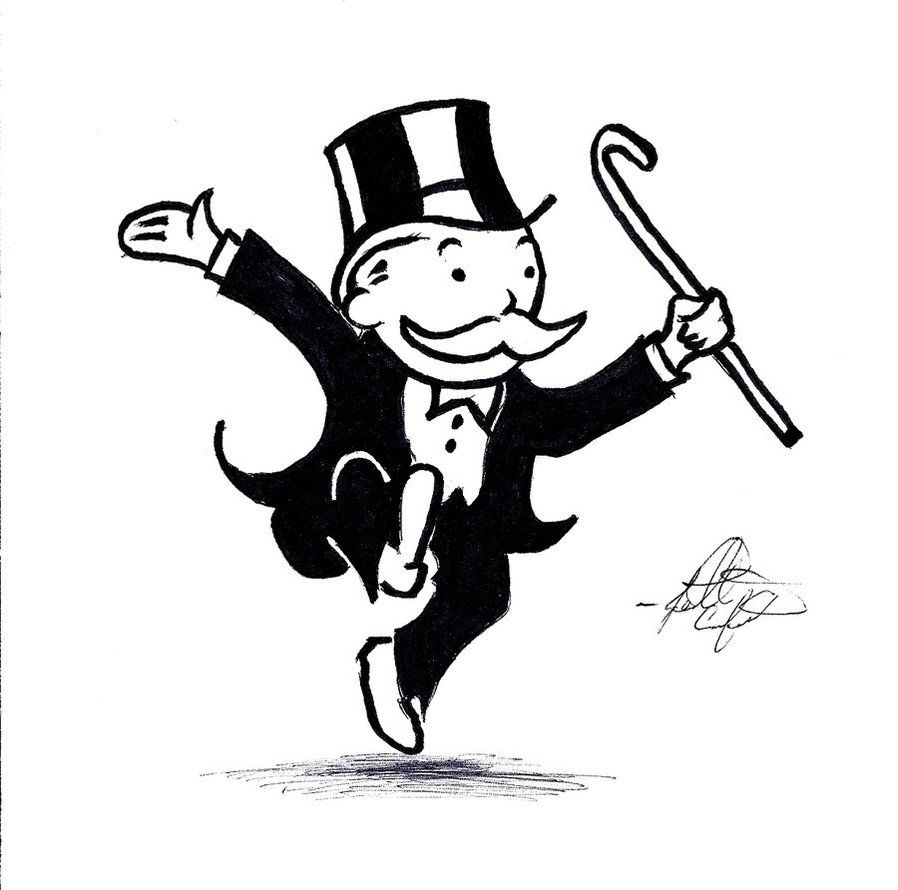 Monopoly Banker Clipart