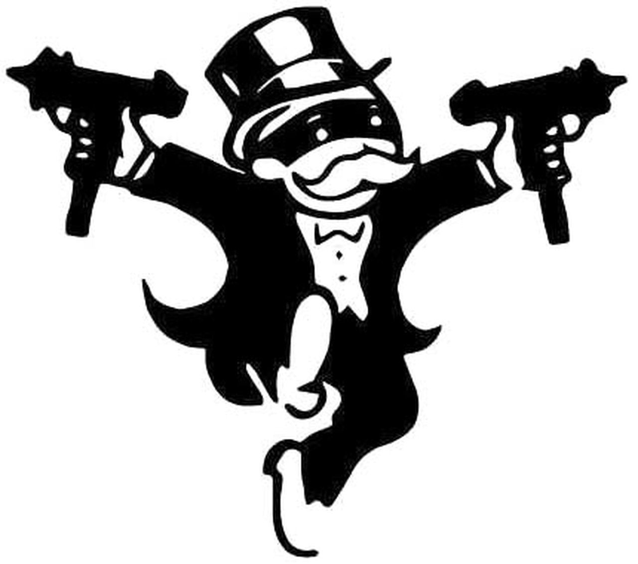 Monopoly Man Stencil