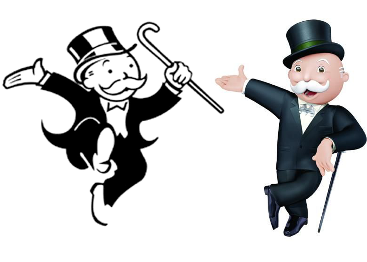 does monopoly man have a monocle