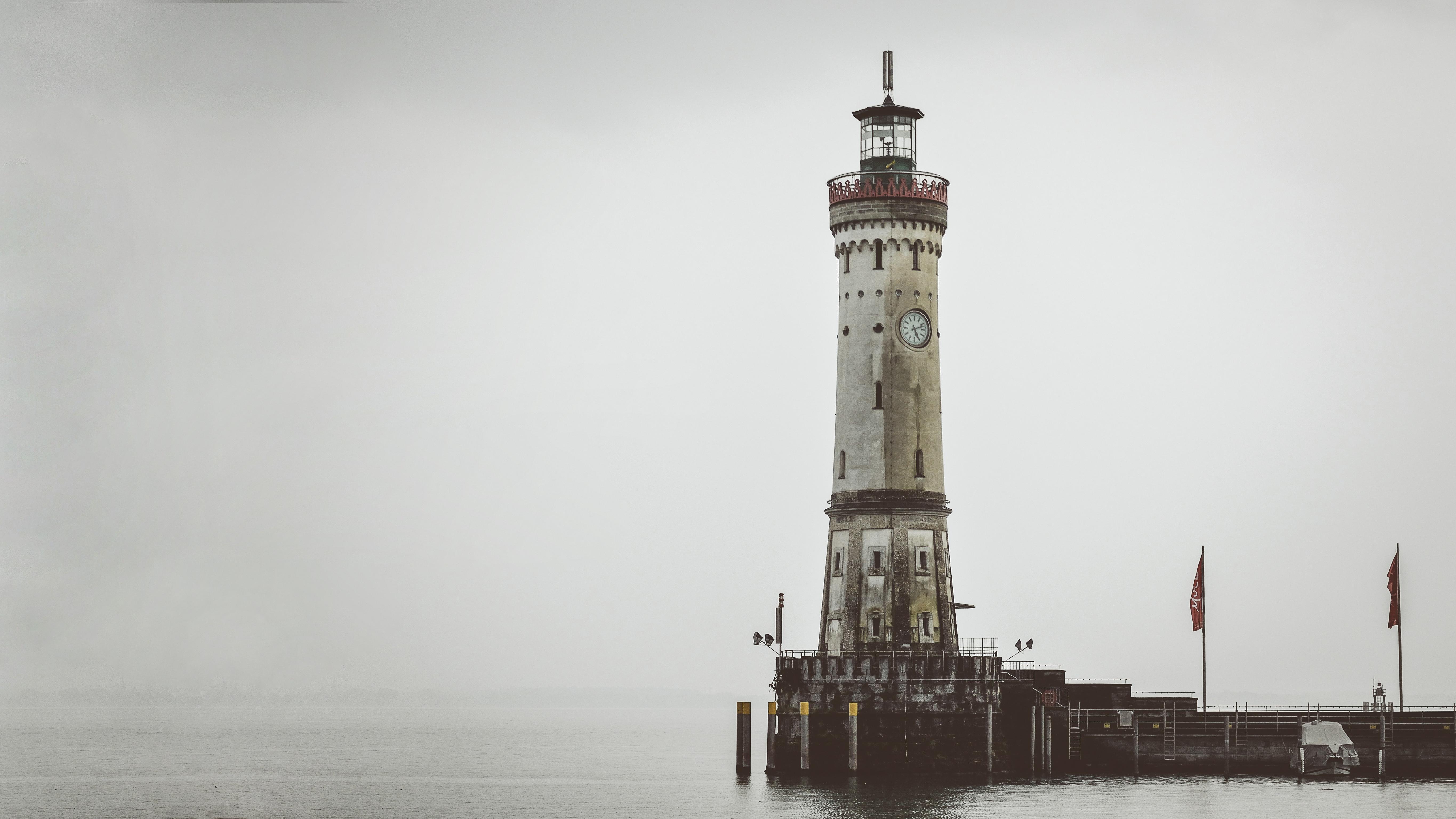 Lighthouse 4K wallpaper for your desktop or mobile screen free and easy to download