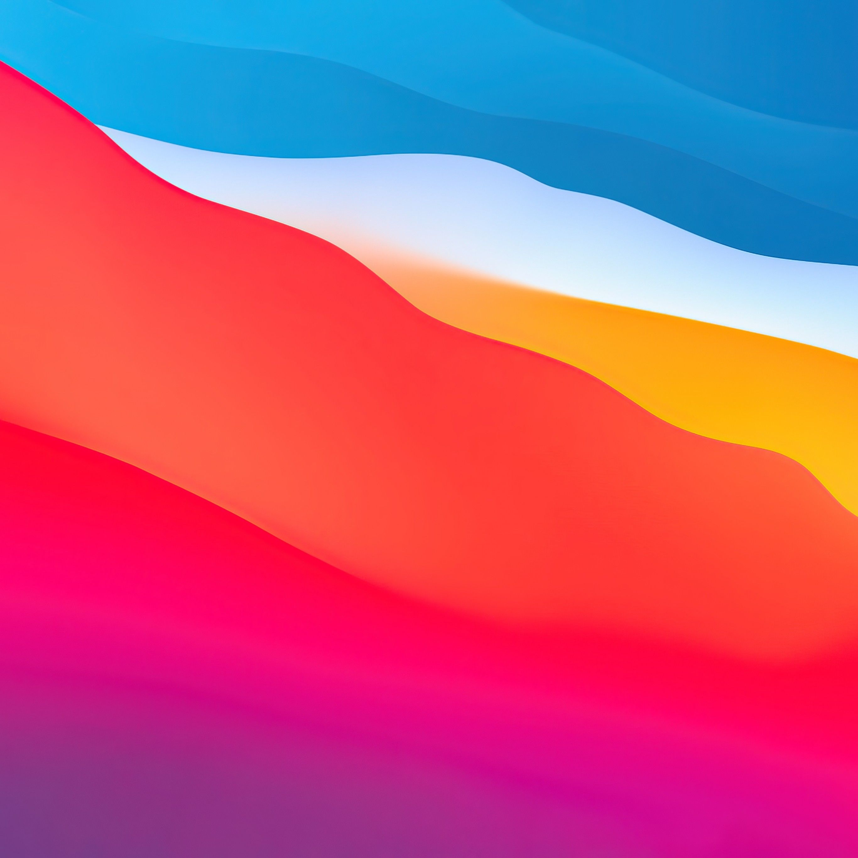 macOS Big Sur Wallpaper 4K, Apple, Layers, Fluidic, Colorful, WWDC, Stock, Gradients