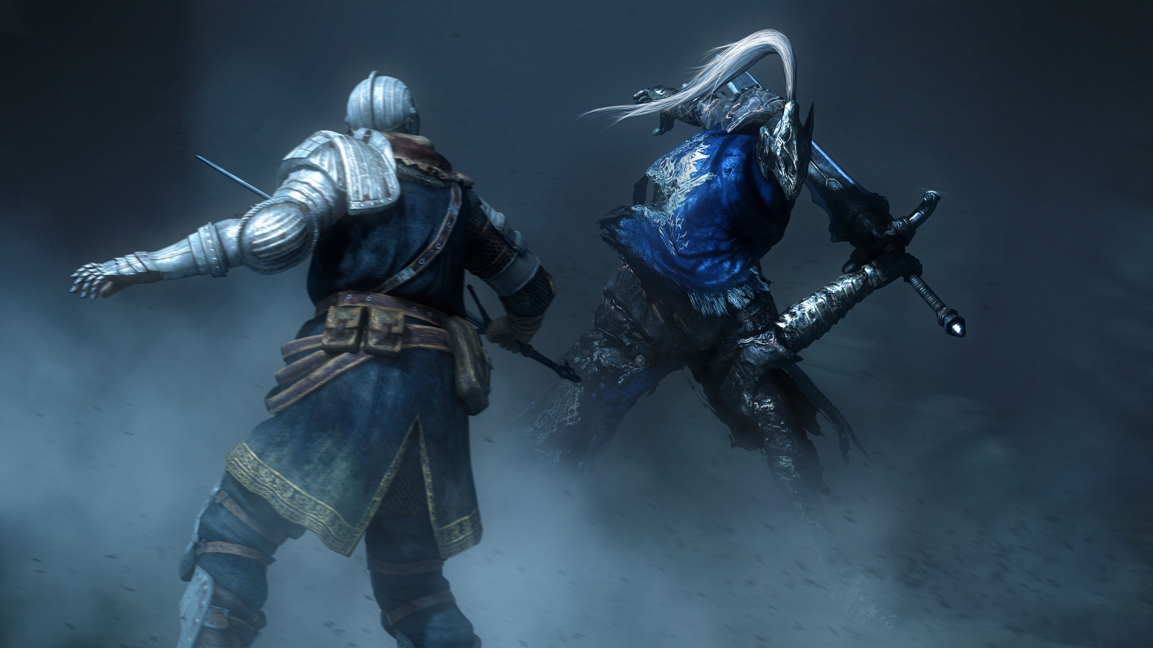 Knight Artorias Squaring Off Against Another Knight, HD Artist, 4k Wallpaper, Image, Background, Photo and Picture