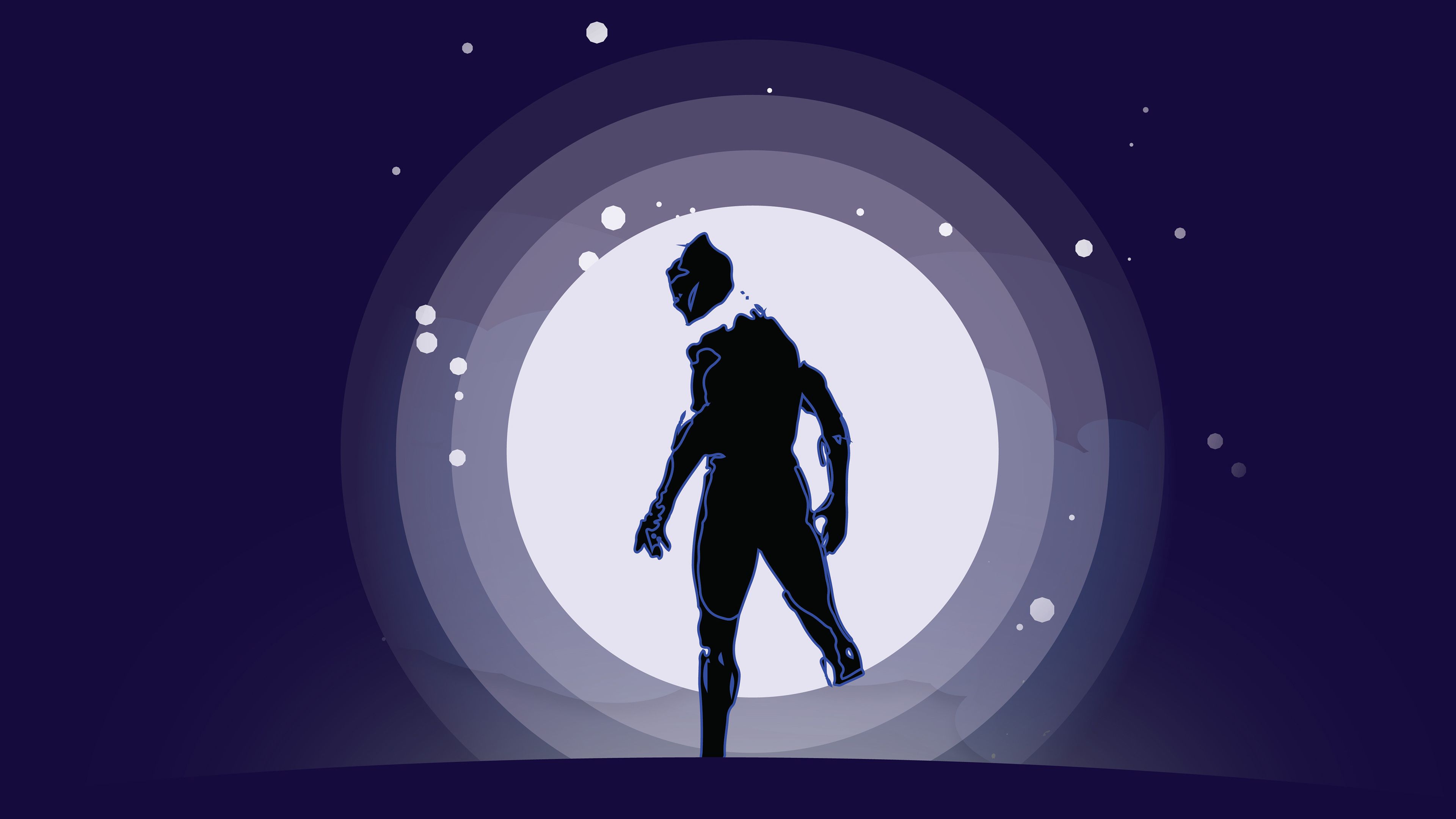 Download 3840x2160 wallpaper minimal, black panther, artwork, 2018, 4k, uhd 16:9, widescreen, 3840x2160 HD image, background, 16939