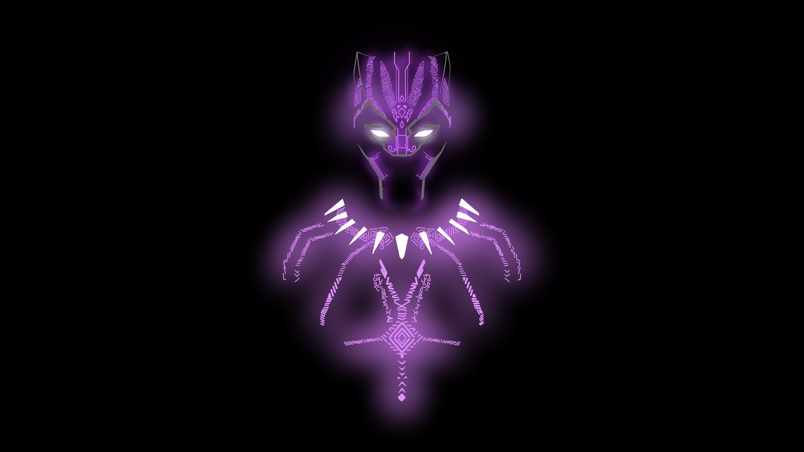Wallpaper at Washington: 1080p Black Panther Purple Wallpaper