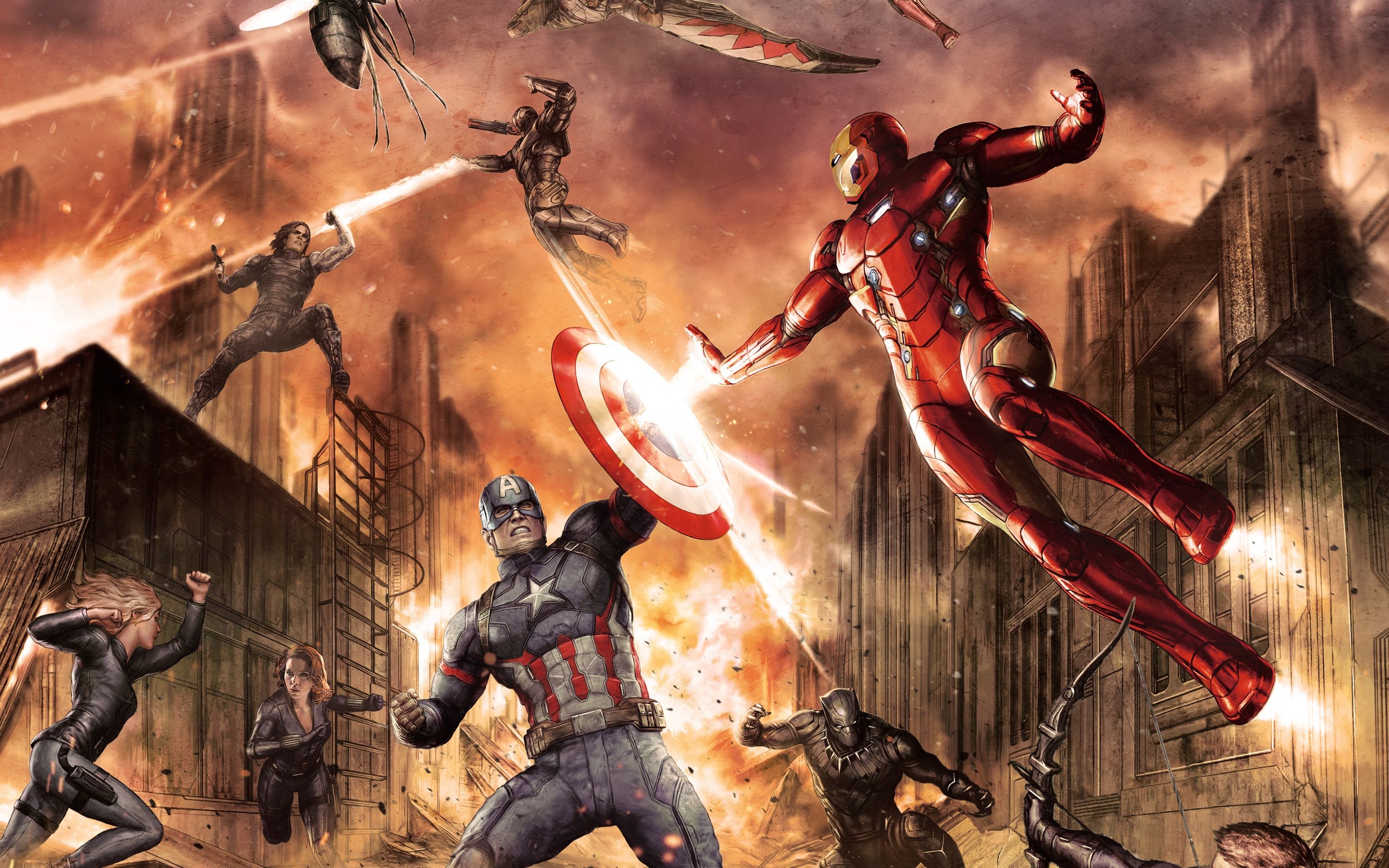 Captain America Civil War Wallpaper Funny