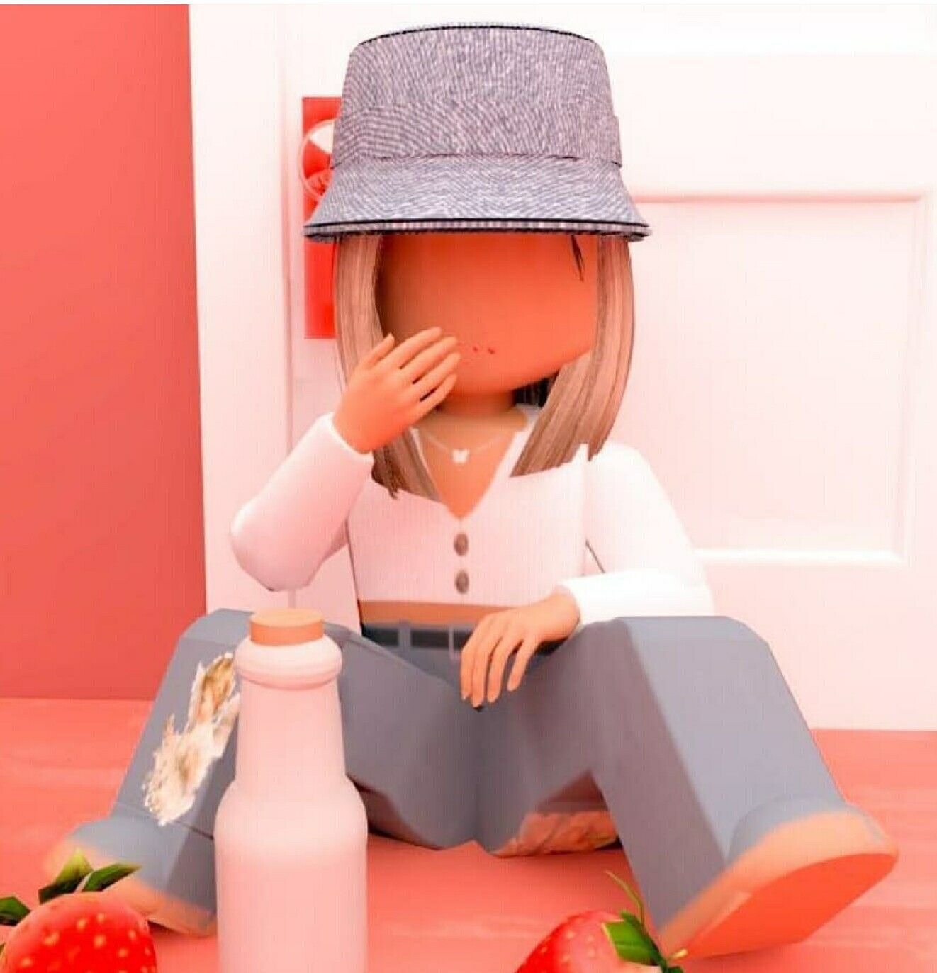 Pink aesthetic roblox avatar. Cute tumblr , Roblox , Roblox